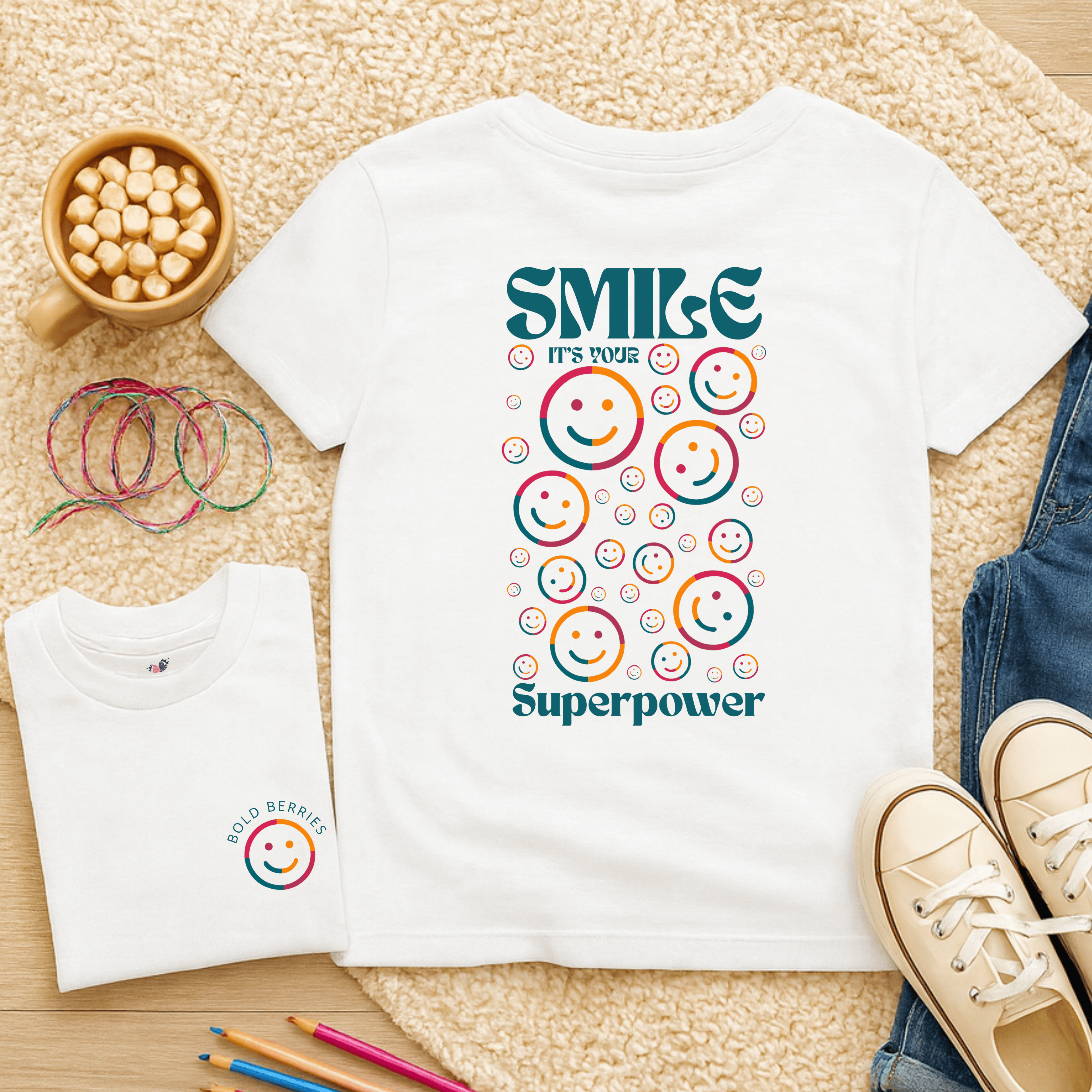 Smile It's Your Superpower - Kids T-shirt