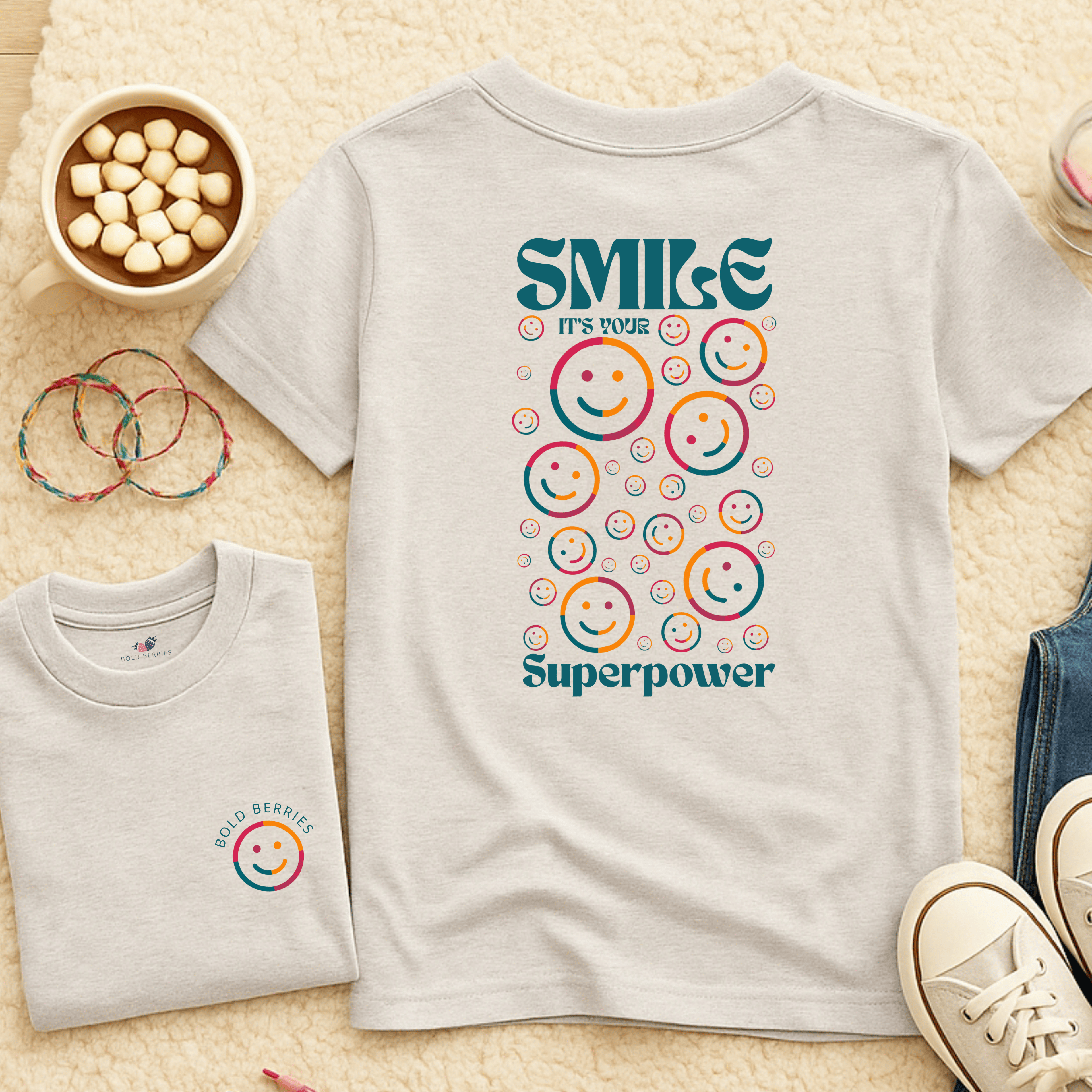 Smile It's Your Superpower - Kids T-shirt
