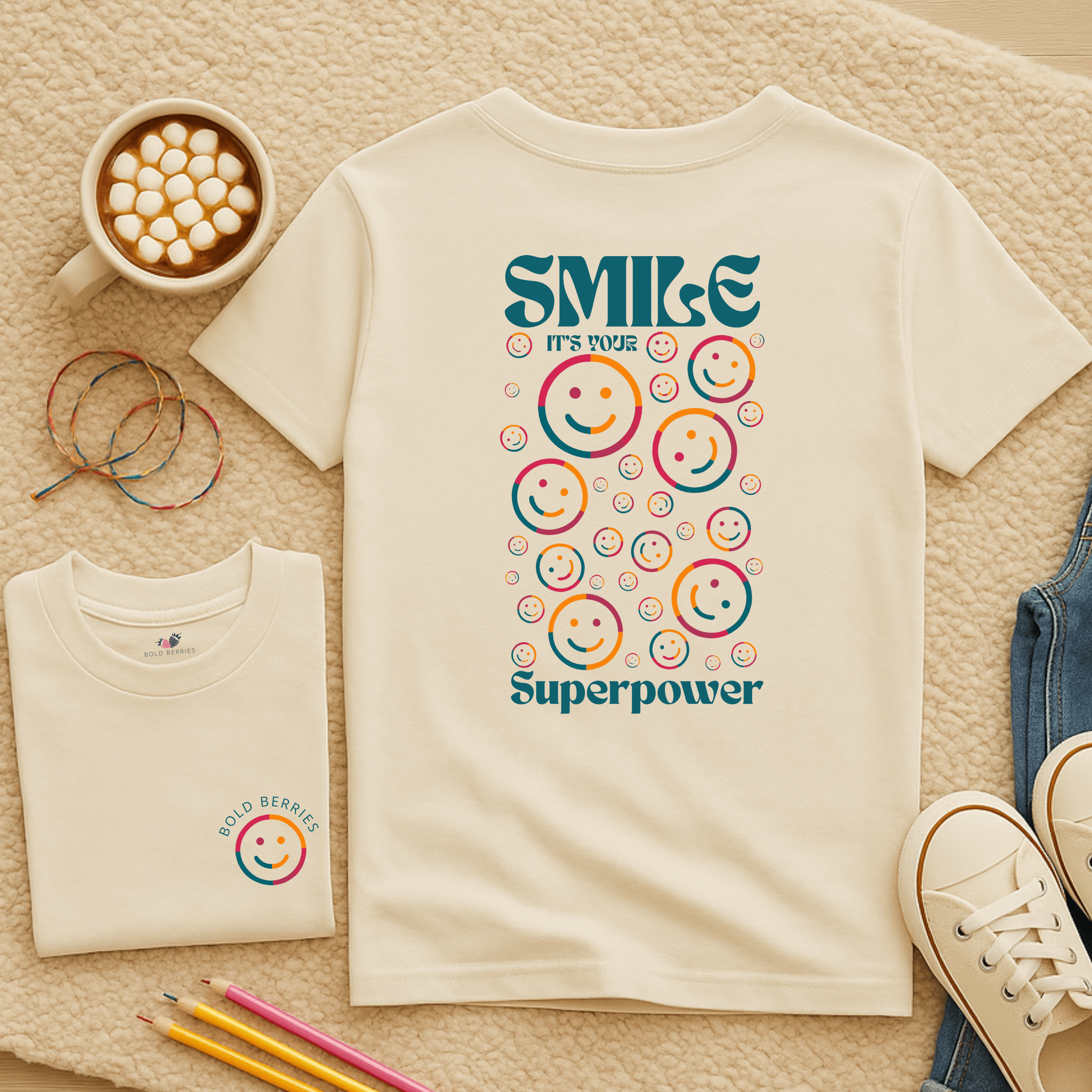 Smile It's Your Superpower - Kids T-shirt
