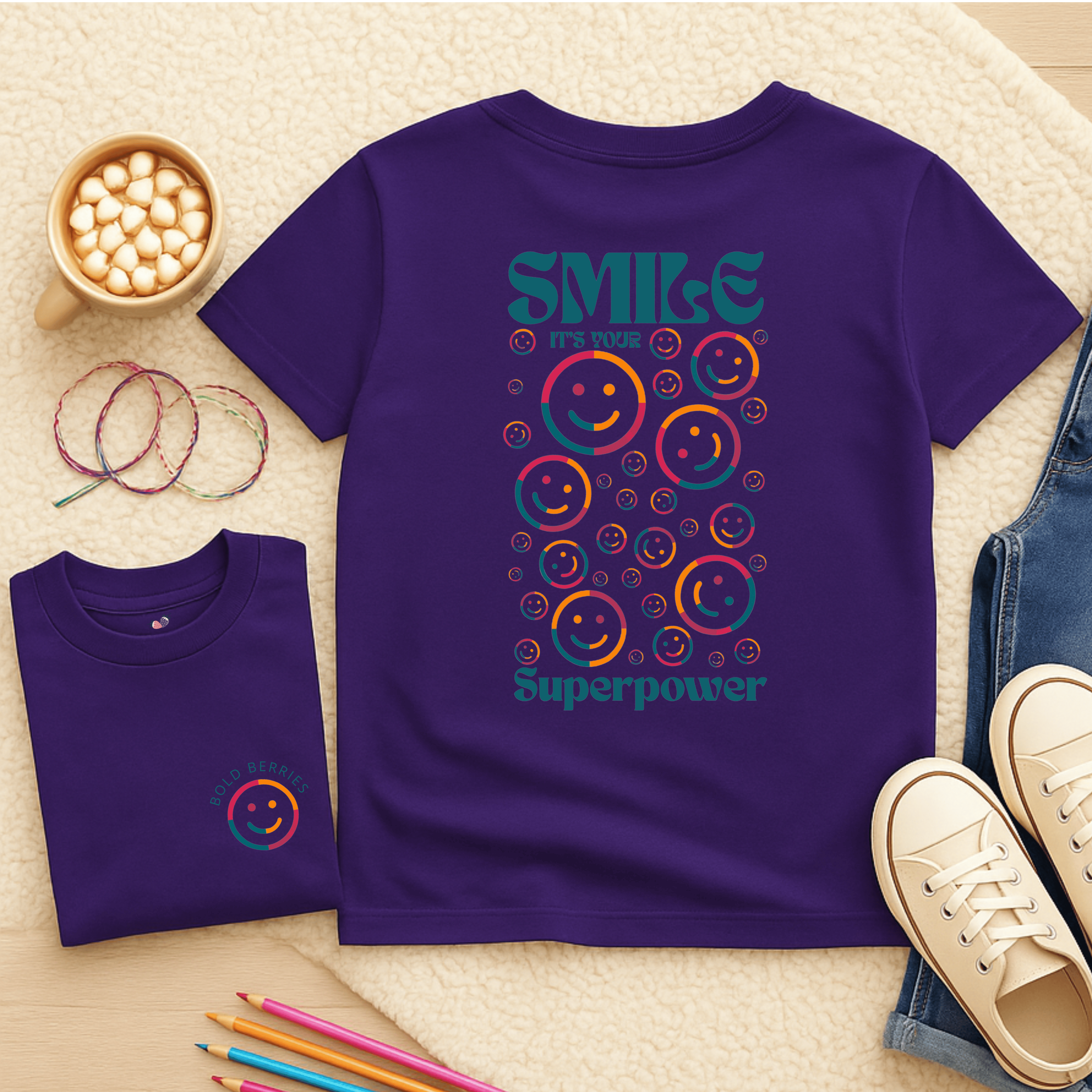 Smile It's Your Superpower - Kids T-shirt