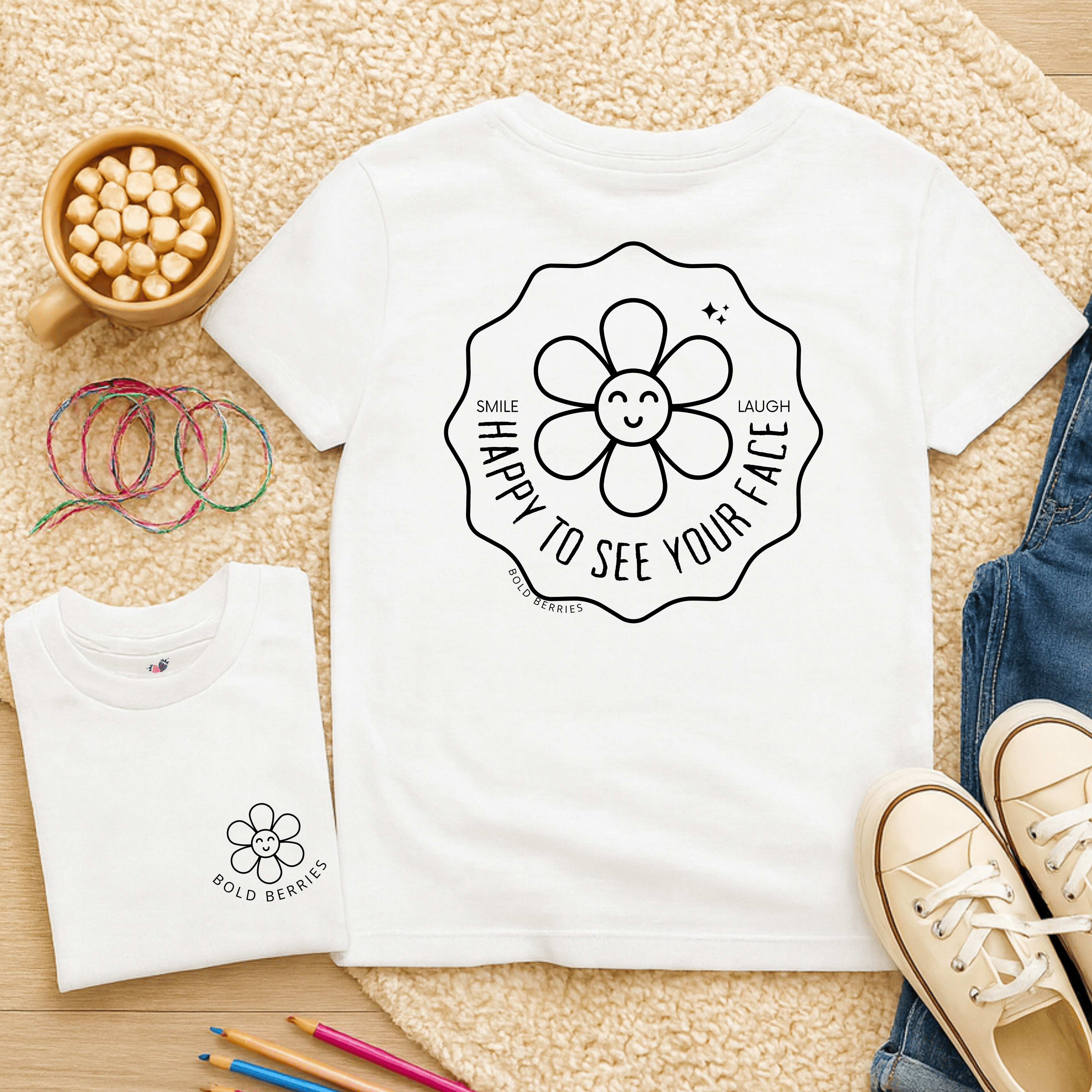 Happy to See Your Face - Kids T-shirt