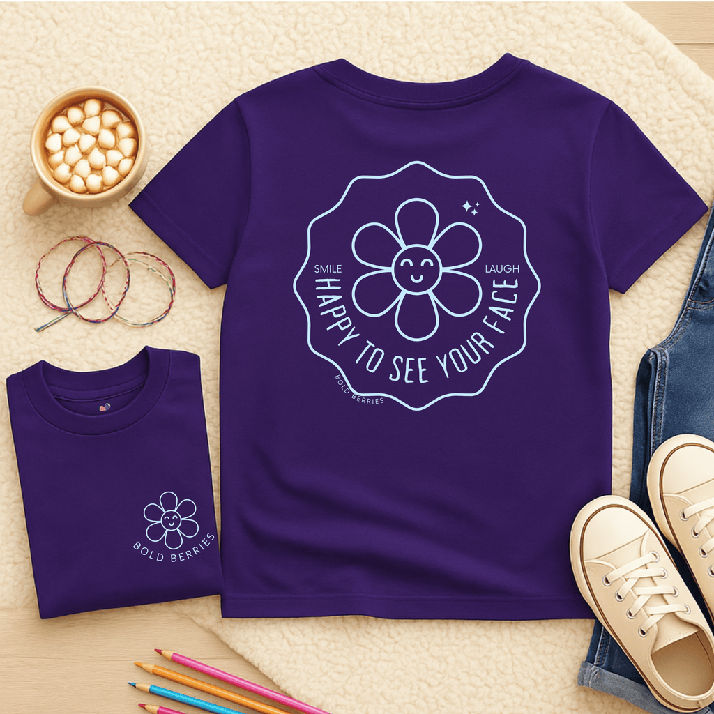 Happy to See Your Face - Kids T-shirt
