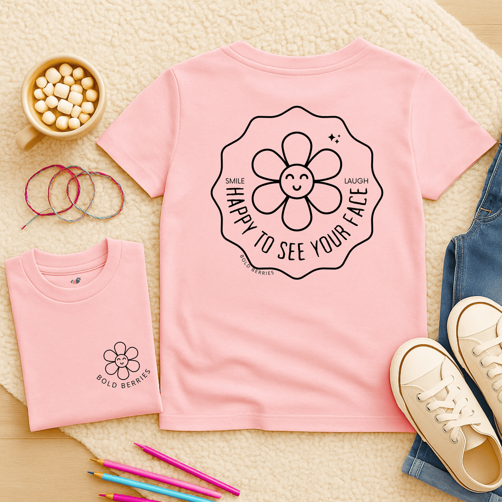 Happy to See Your Face - Kids T-shirt