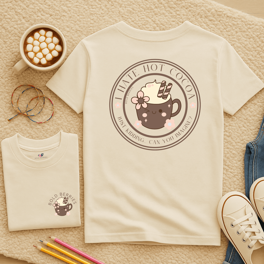 I Hate Hot Cocoa... Just Kidding Can you Imagine - Kids T-shirt