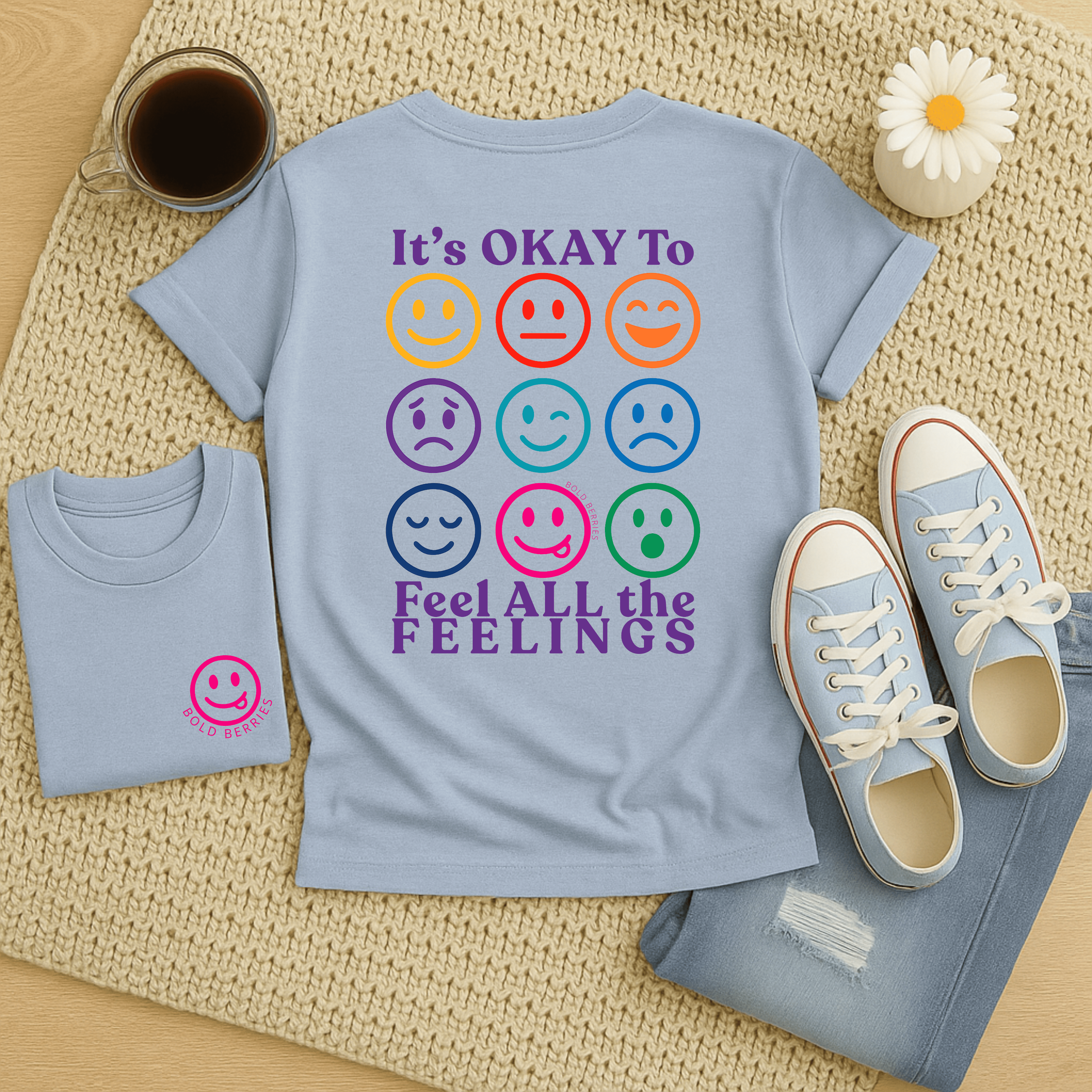 Feel All the Feelings - Adult T-Shirt