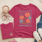 Quietly Powerful, February – Violet & Primrose - Kids T-shirt
