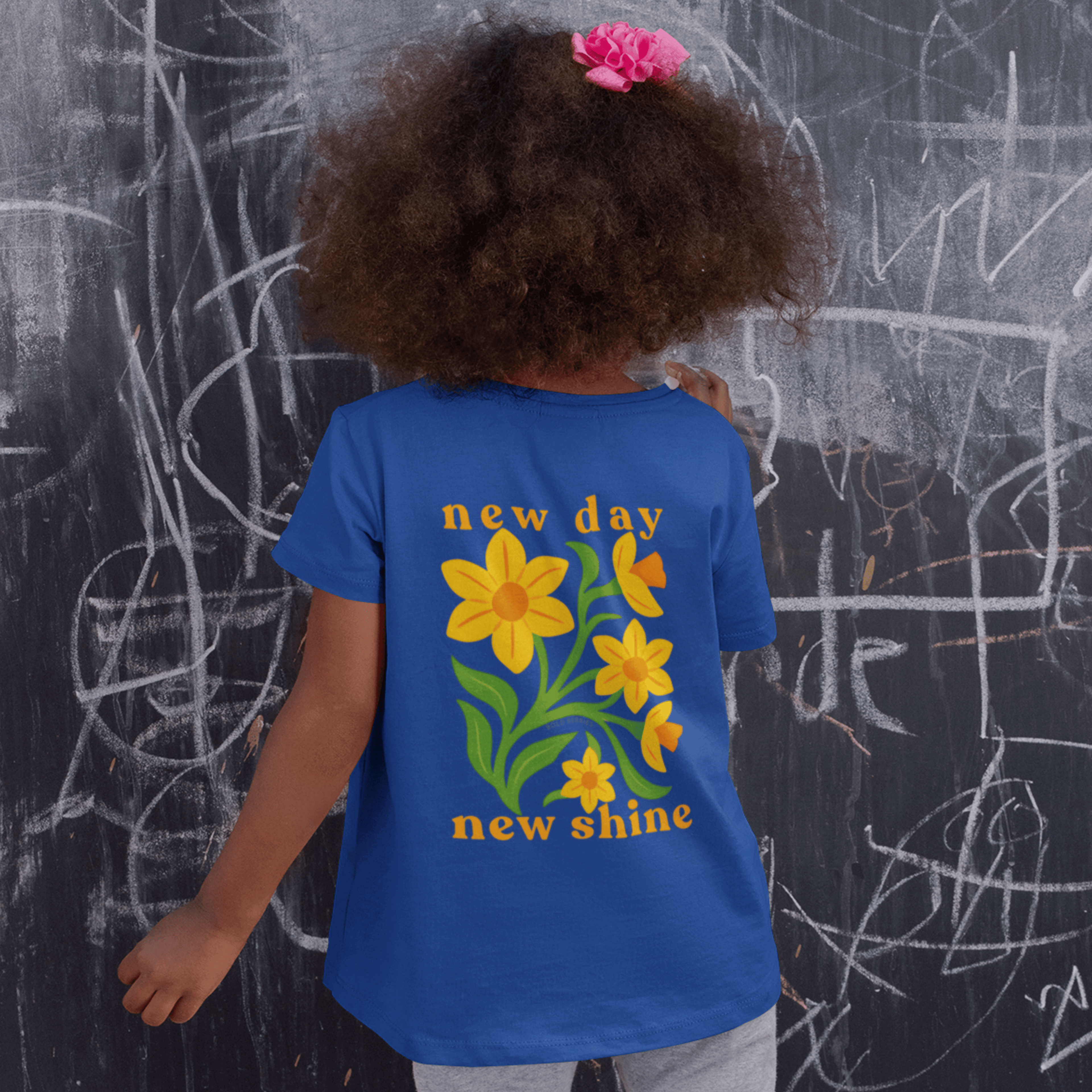 New Day New Shine - March – Daffodil - Kids T-shirt