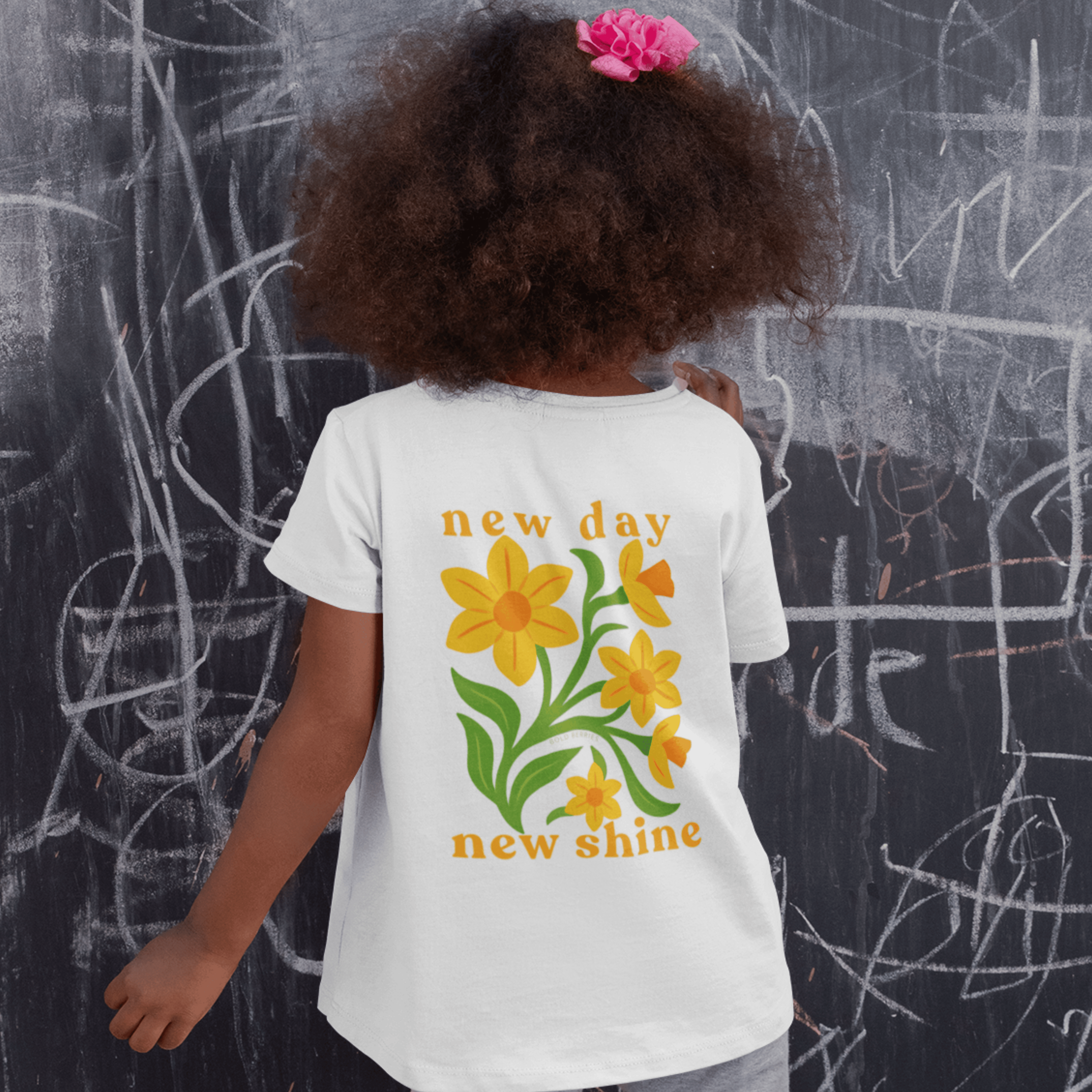 New Day New Shine - March – Daffodil - Kids T-shirt