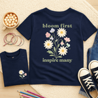 Bloom First Inspire Many - April – Daisy & Sweet Pea - Kids T-shirt