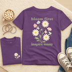 Bloom First Inspire Many - April – Daisy & Sweet Pea - Kids T-shirt
