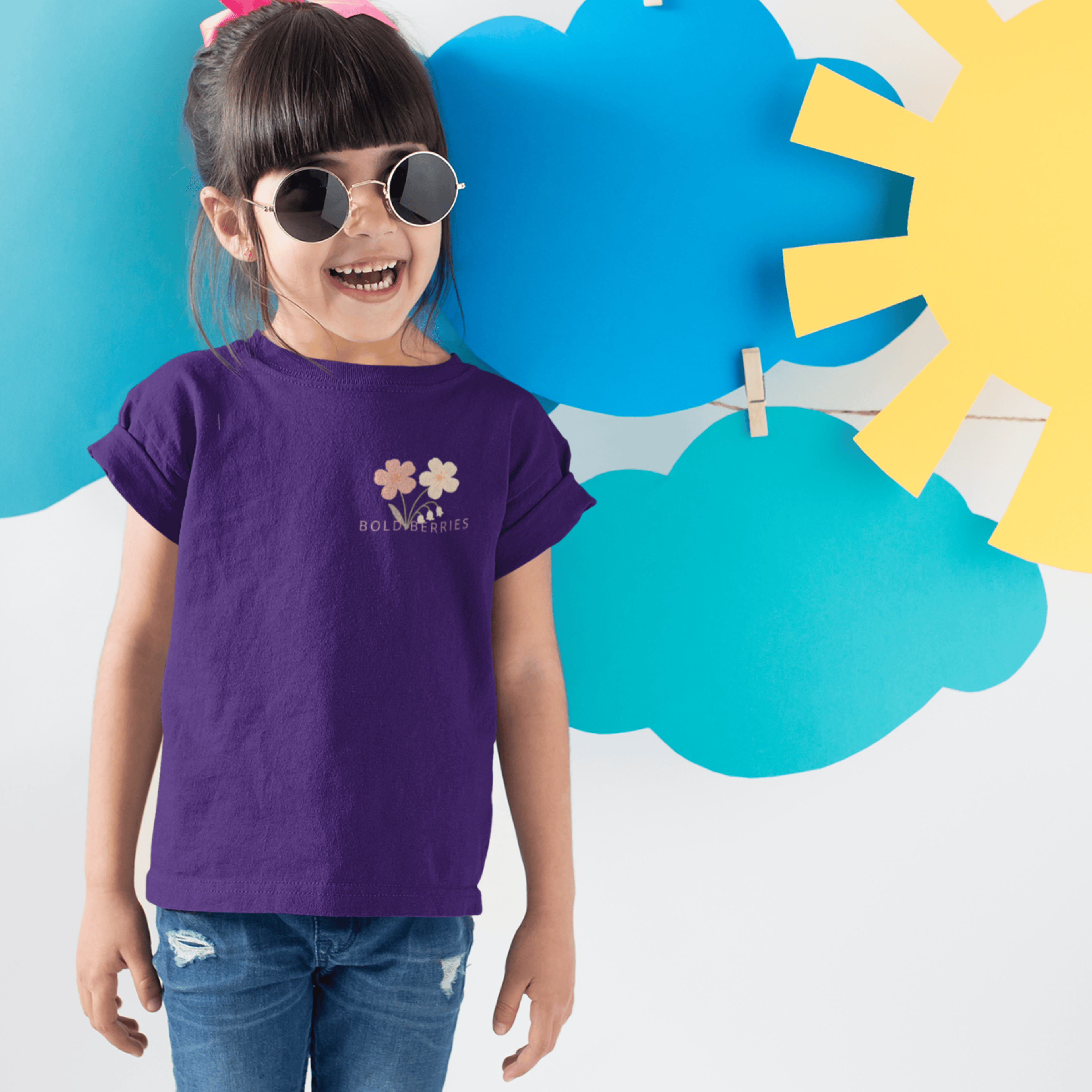 Choose the Sunshine - May – Lily of the Valley & Hawthorn - Kids T-shirt