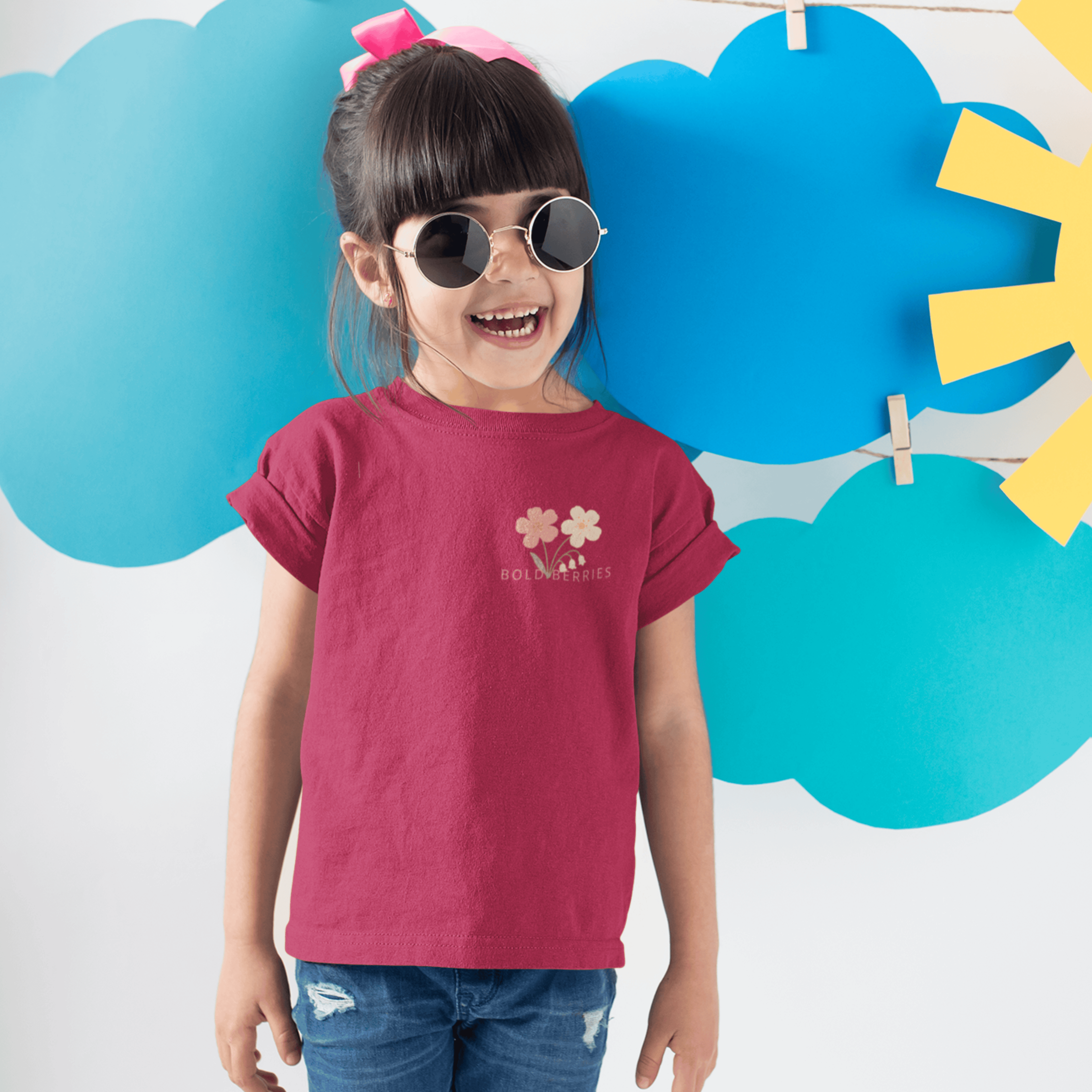 Choose the Sunshine - May – Lily of the Valley & Hawthorn - Kids T-shirt