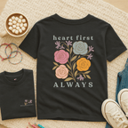 Heart First Always - June – Rose & Honeysuckle - Kids T-shirt