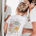 Heart First Always - June – Rose & Honeysuckle - Kids T-shirt