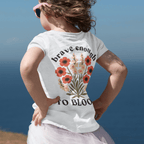 Brave Enough to Bloom - August – Gladiolus & Poppy  - Kids T-shirt