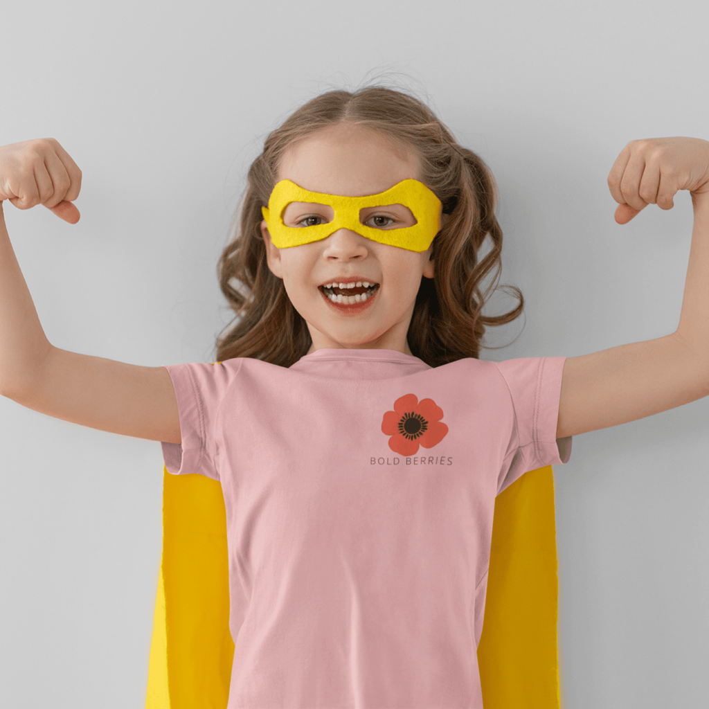 Brave Enough to Bloom - August – Gladiolus & Poppy  - Kids T-shirt