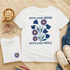 Grow Your Mind - September – Aster & Morning Glory - Kids T-shirt