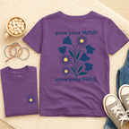 Grow Your Mind - September – Aster & Morning Glory - Kids T-shirt