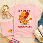 Radiate Goodness - November – Chrysanthemum - Kids T-shirt