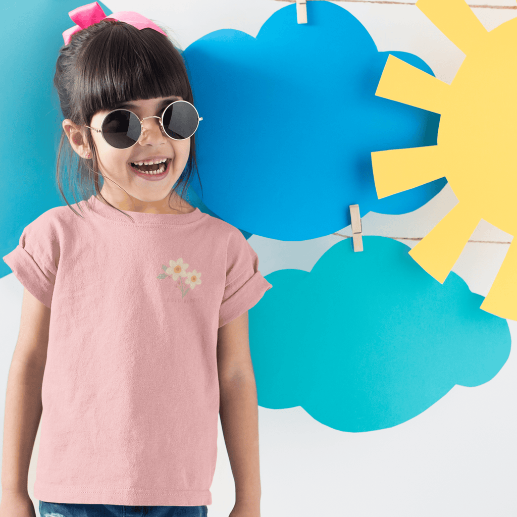 Shine Through All Seasons - December – Narcissus (Paperwhite) & Holly - Kids T-shirt