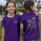 She Is a Wildflower - Kids T-shirt