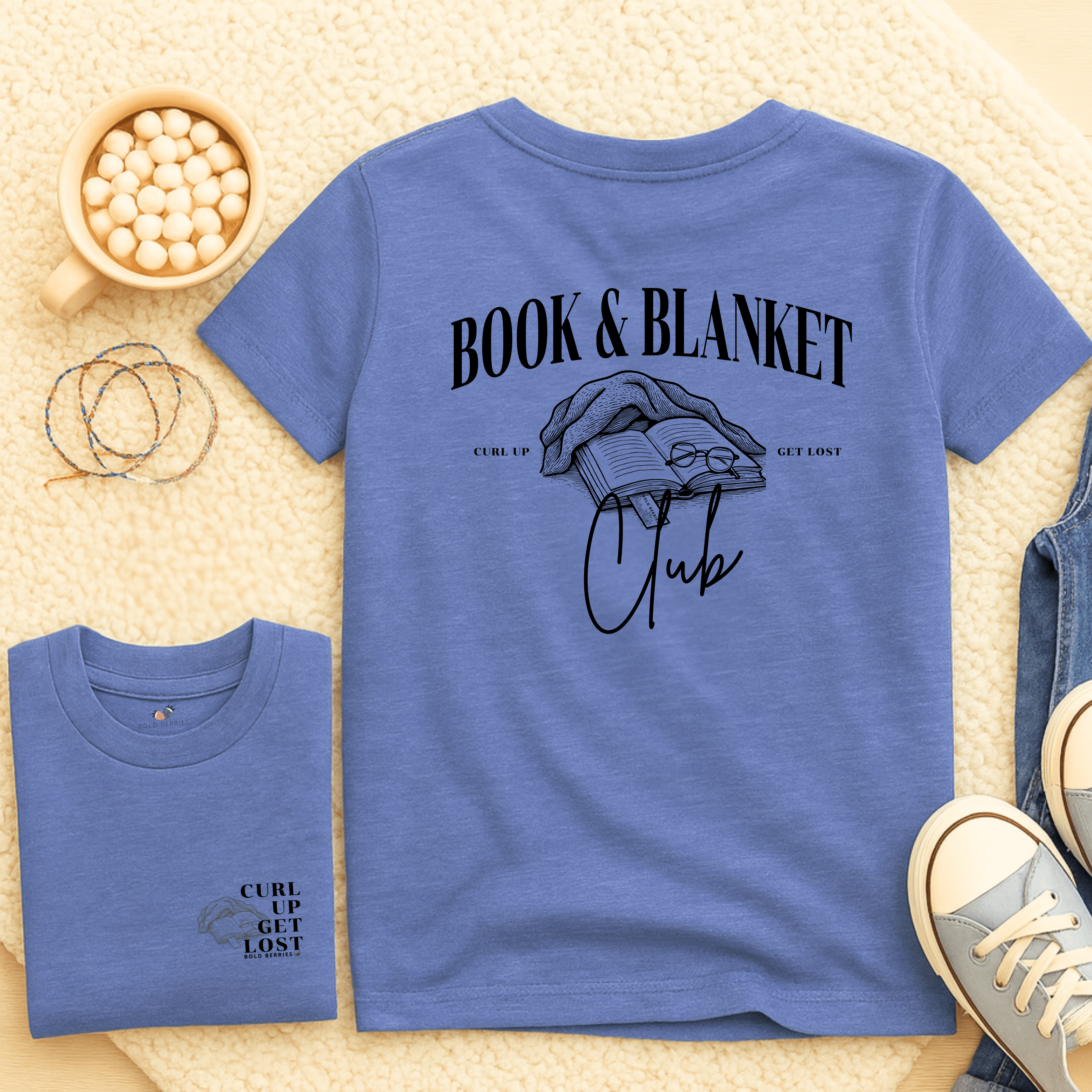 Book & Blanket Club - Kids T-shirt