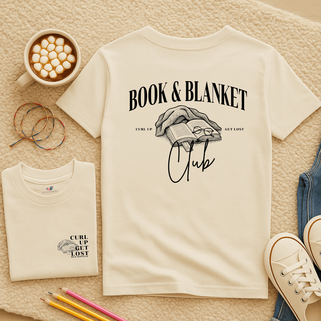 Book & Blanket Club - Kids T-shirt