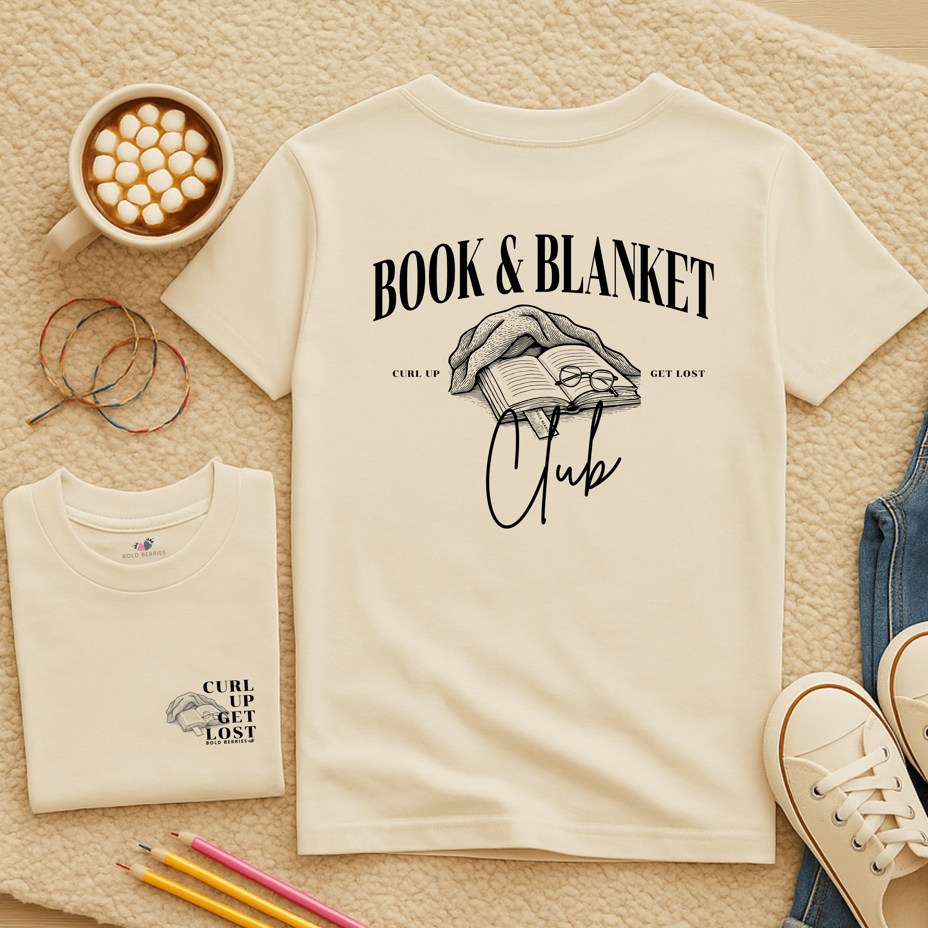 Book & Blanket Club - Kids T-shirt