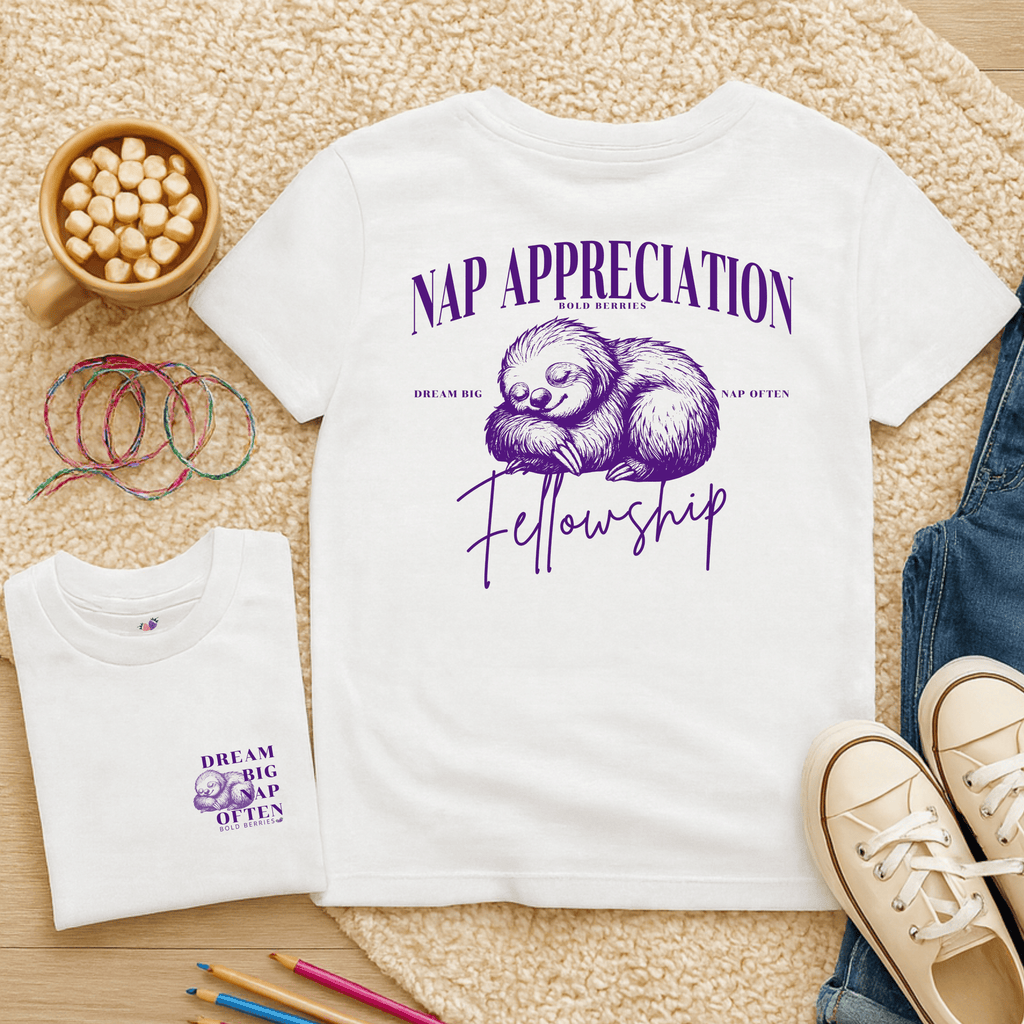 Nap Appreciation Fellowship - Kids T-shirt