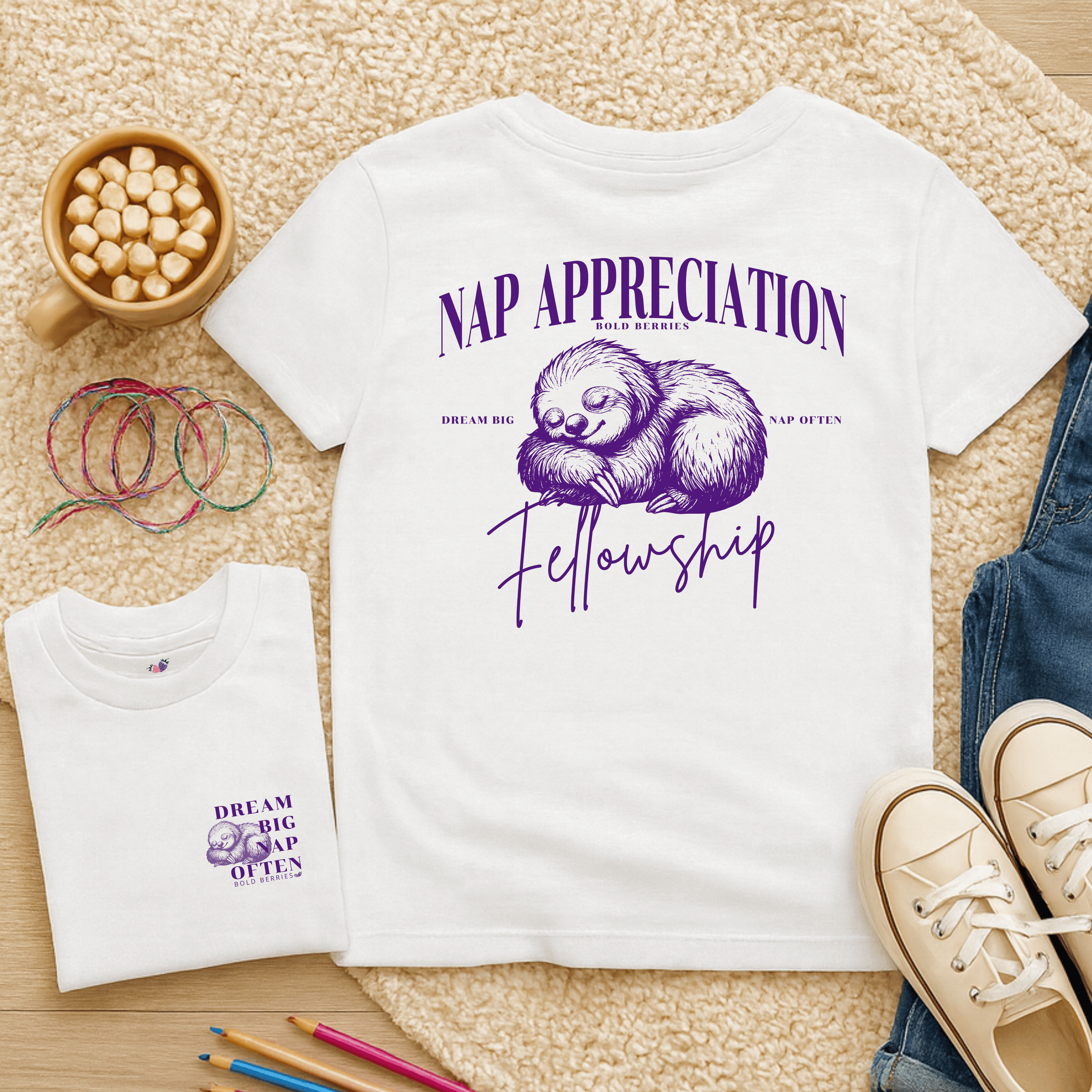 Nap Appreciation Fellowship - Kids T-shirt