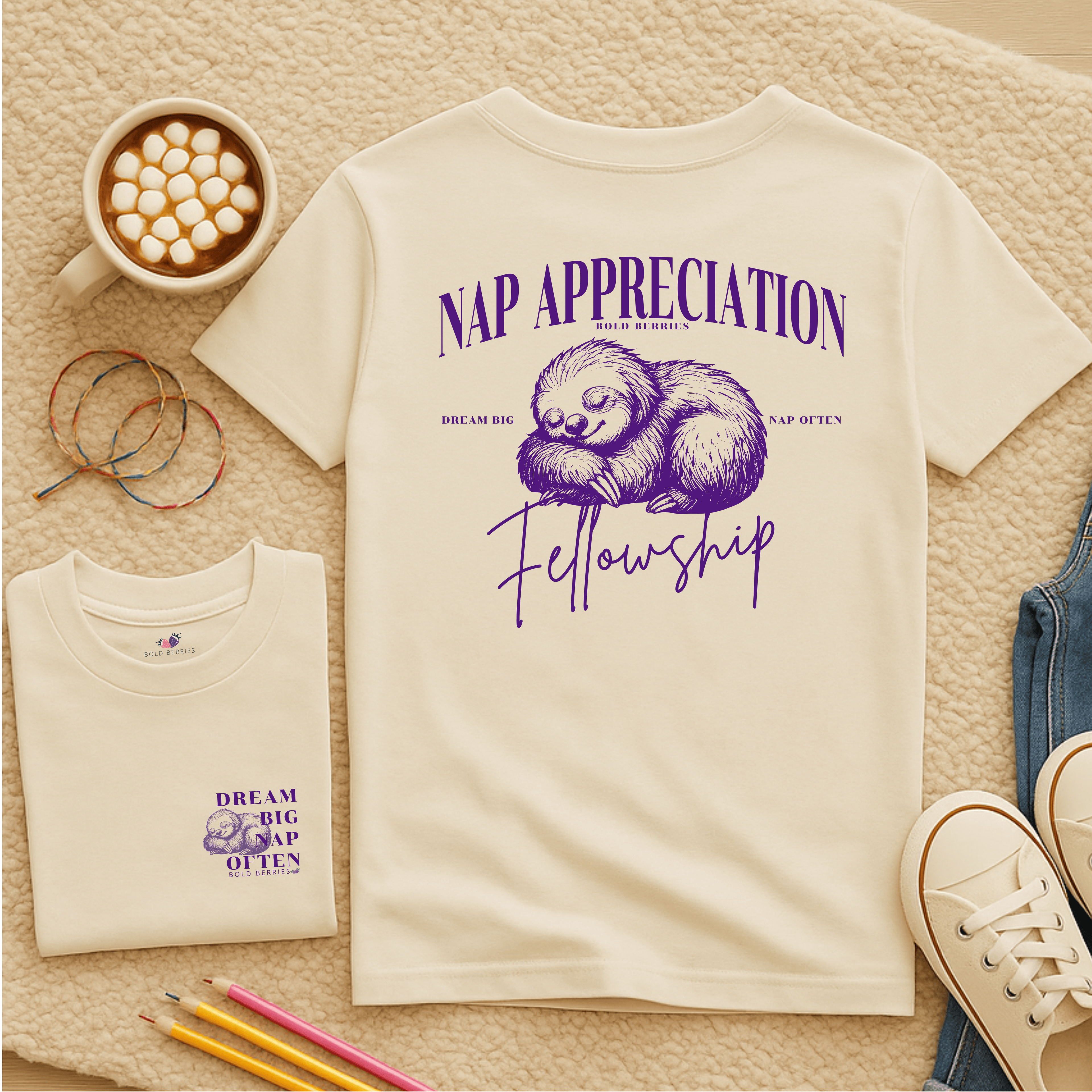 Nap Appreciation Fellowship - Kids T-shirt