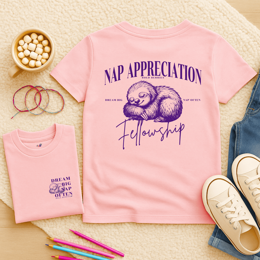 Nap Appreciation Fellowship - Kids T-shirt