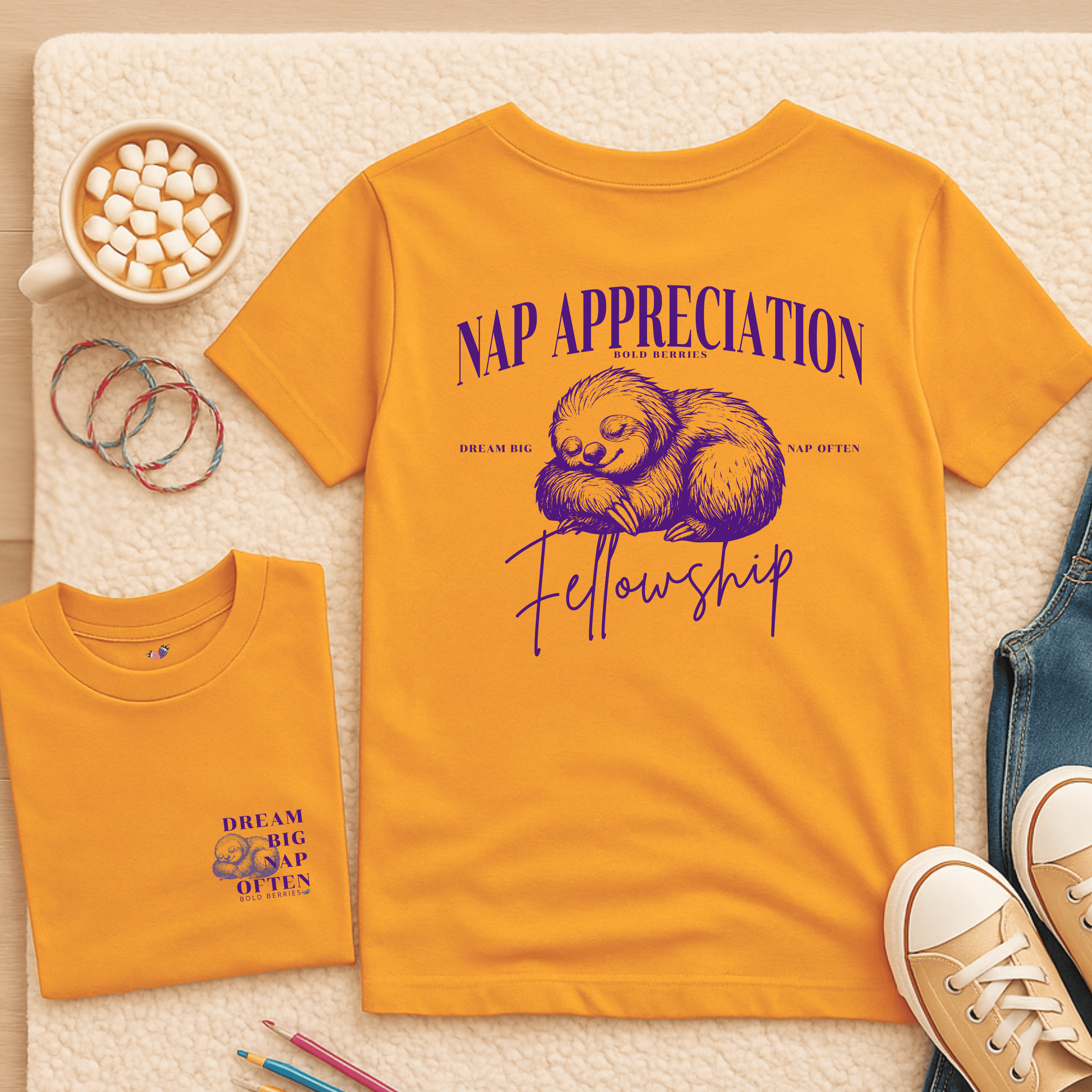 Nap Appreciation Fellowship - Kids T-shirt