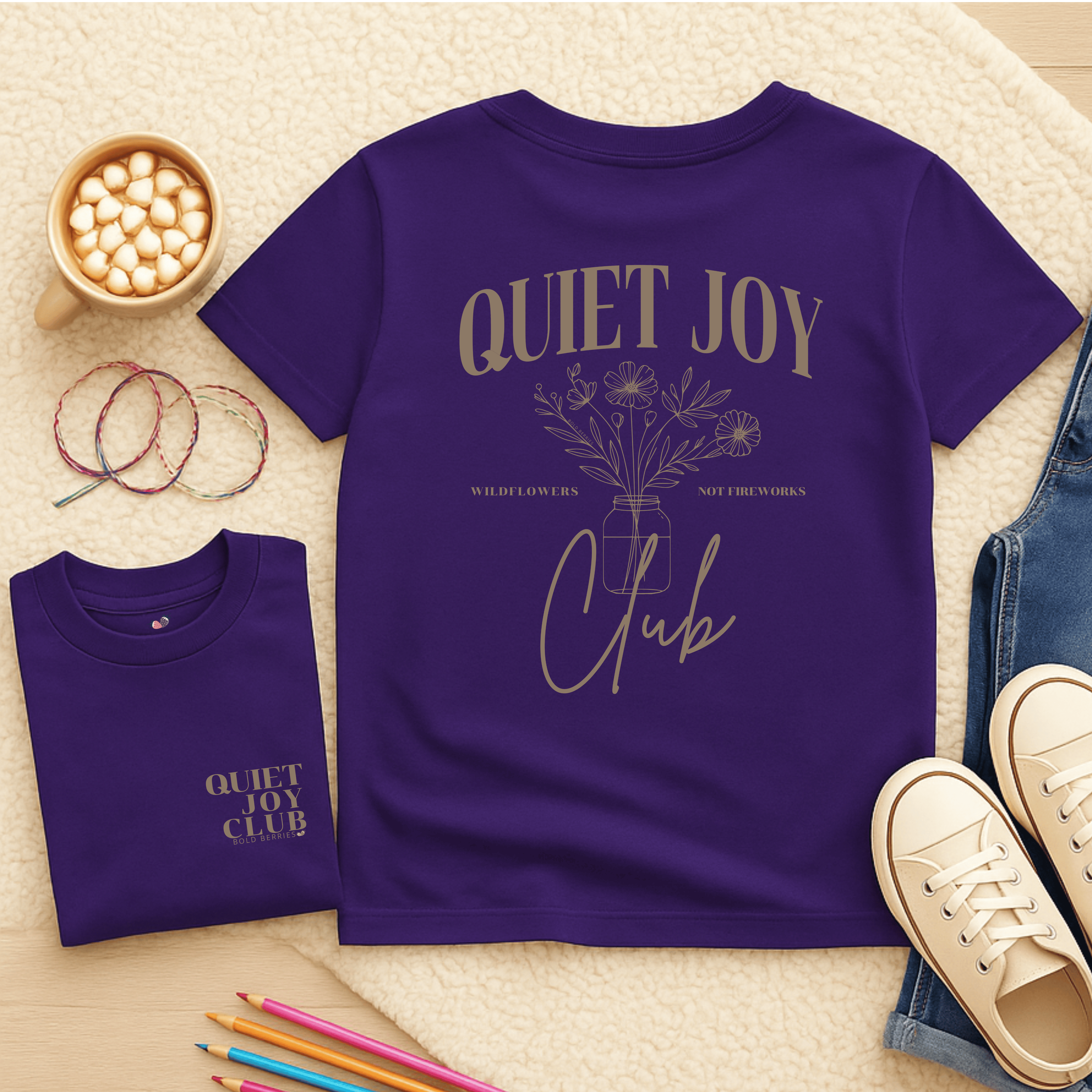 Quiet Joy Club - Kids T-shirt
