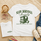 Slow Mornings Society - Kids T-shirt