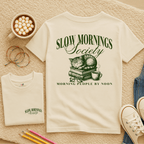 Slow Mornings Society - Kids T-shirt