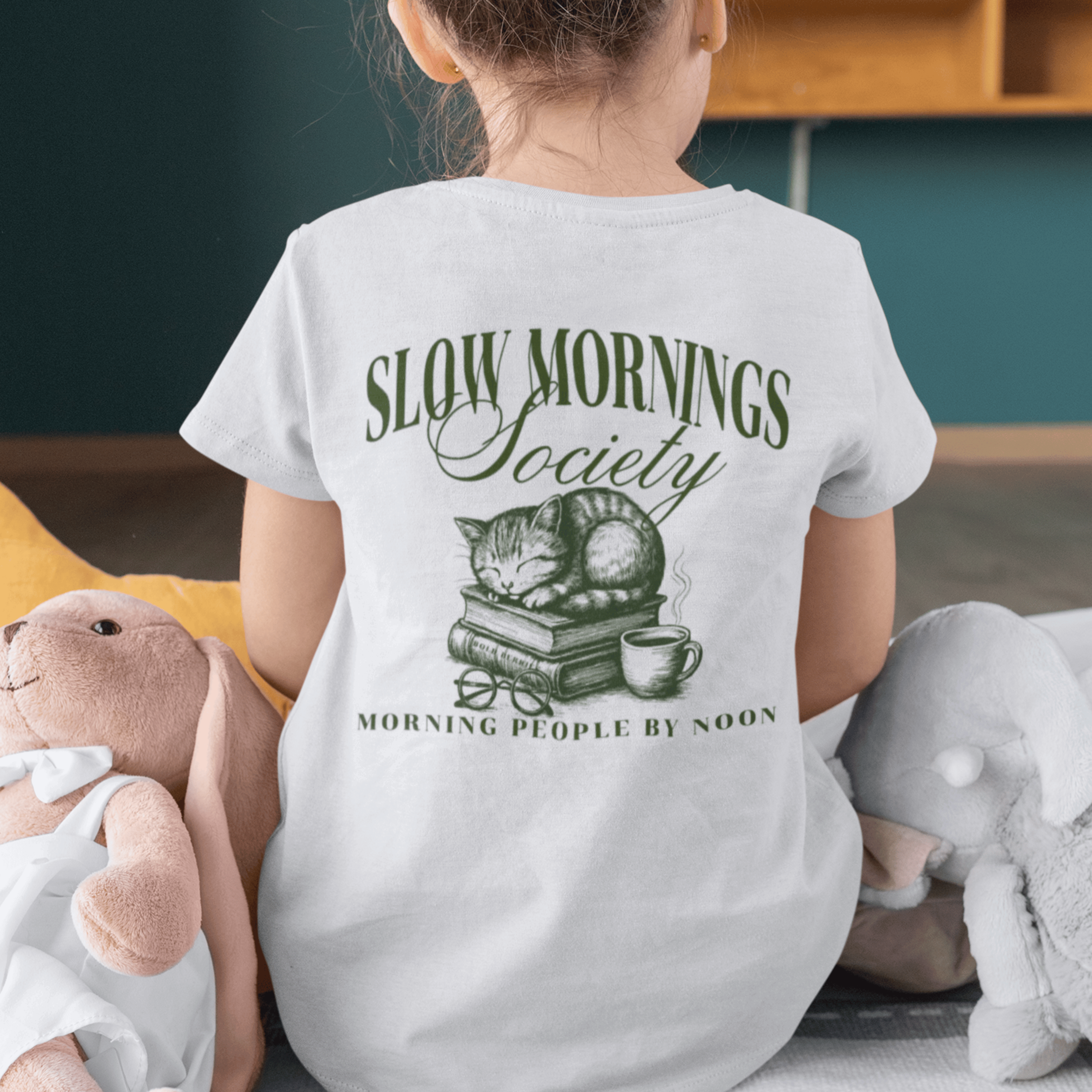 Slow Mornings Society - Kids T-shirt