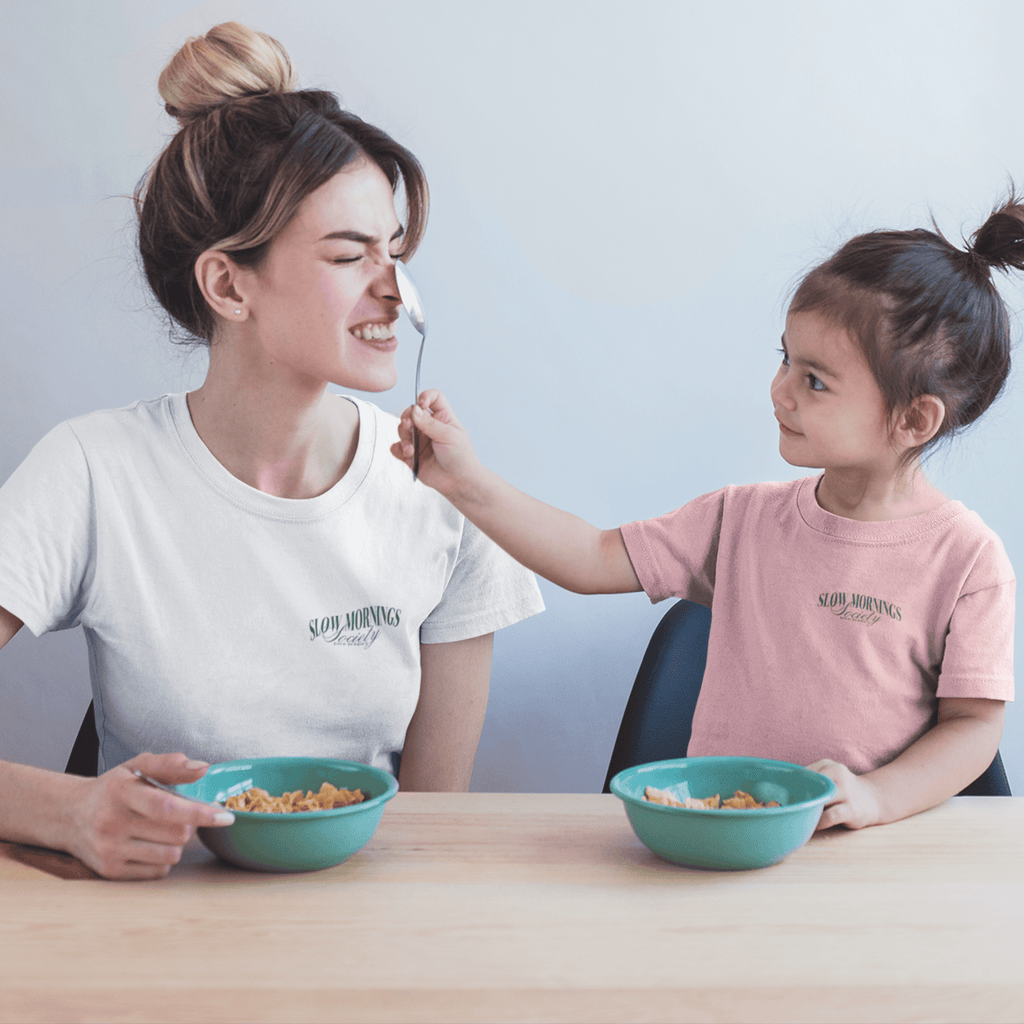 Slow Mornings Society - Kids T-shirt