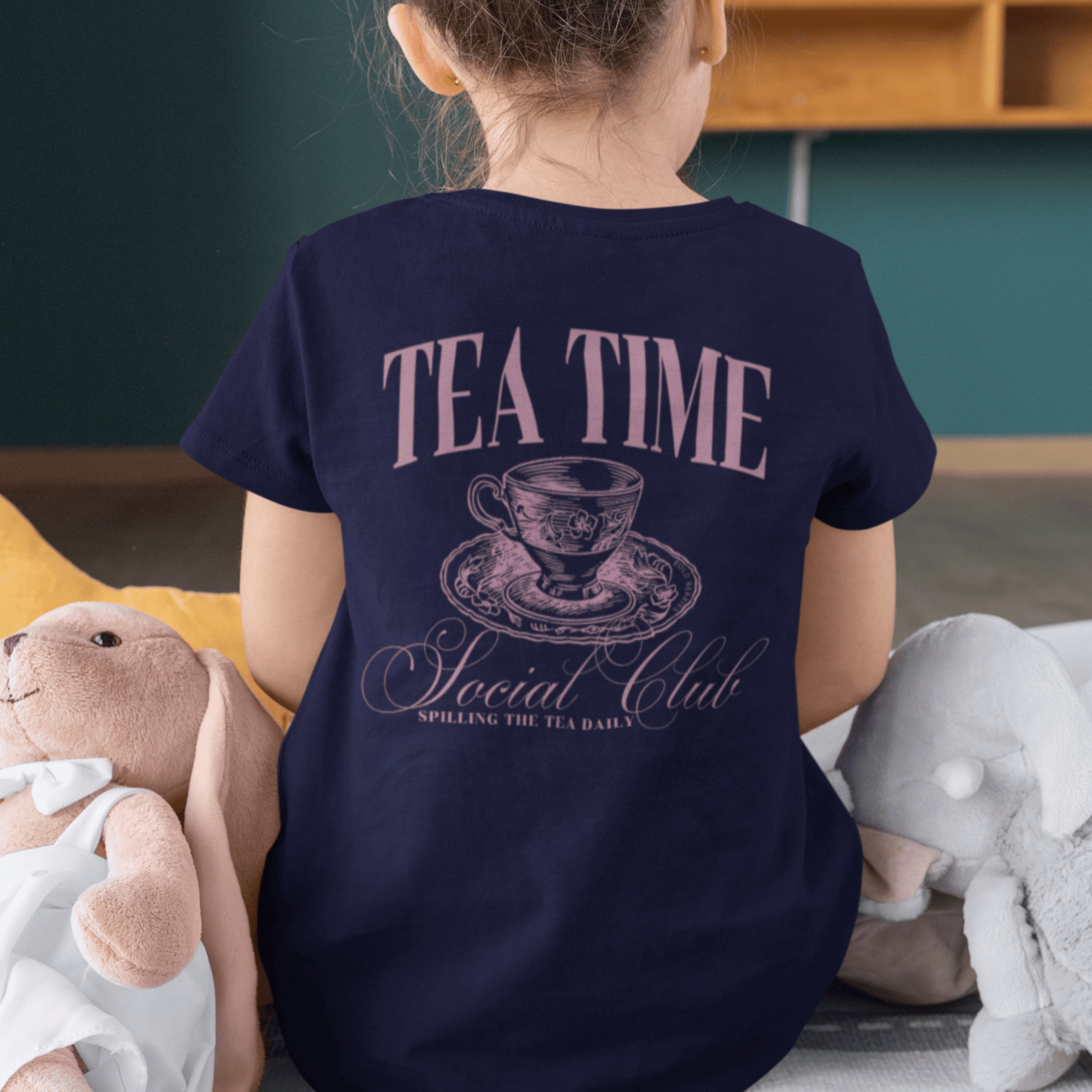 Tea Time Social Club - Kids T-shirt