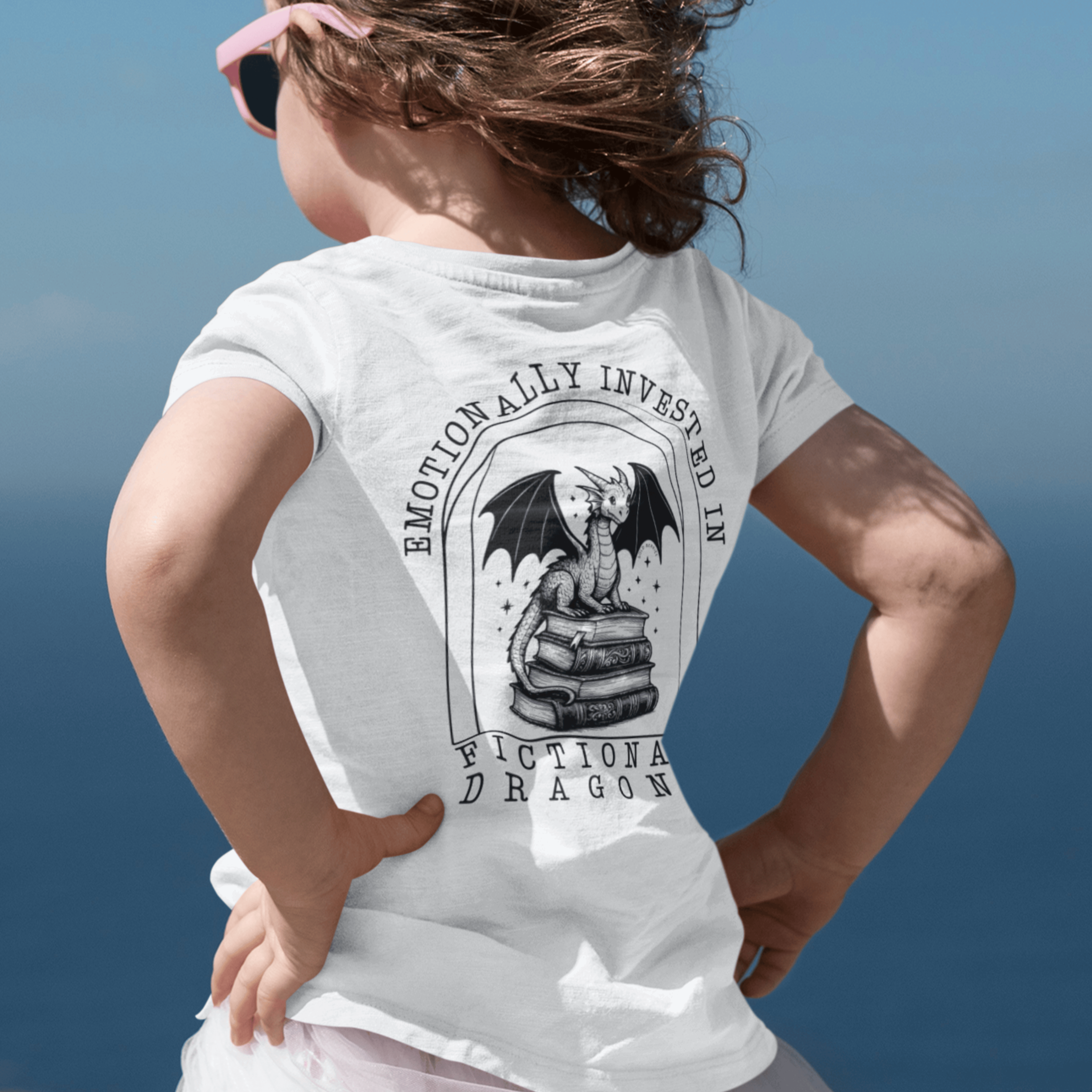 Emotionally Invested in Fictional Dragons - Kids T-shirt