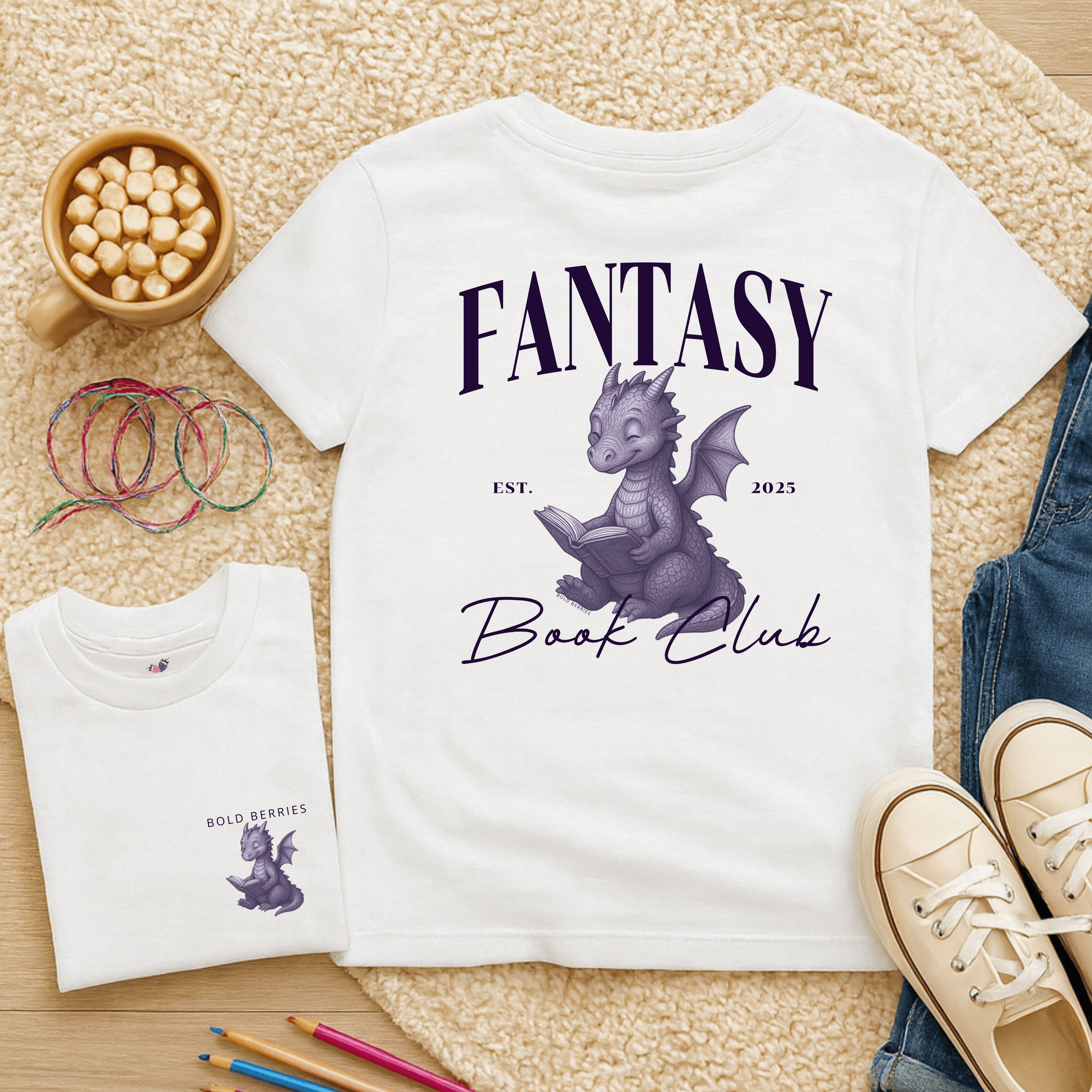 Fantasy Book Club - Kids T-shirt