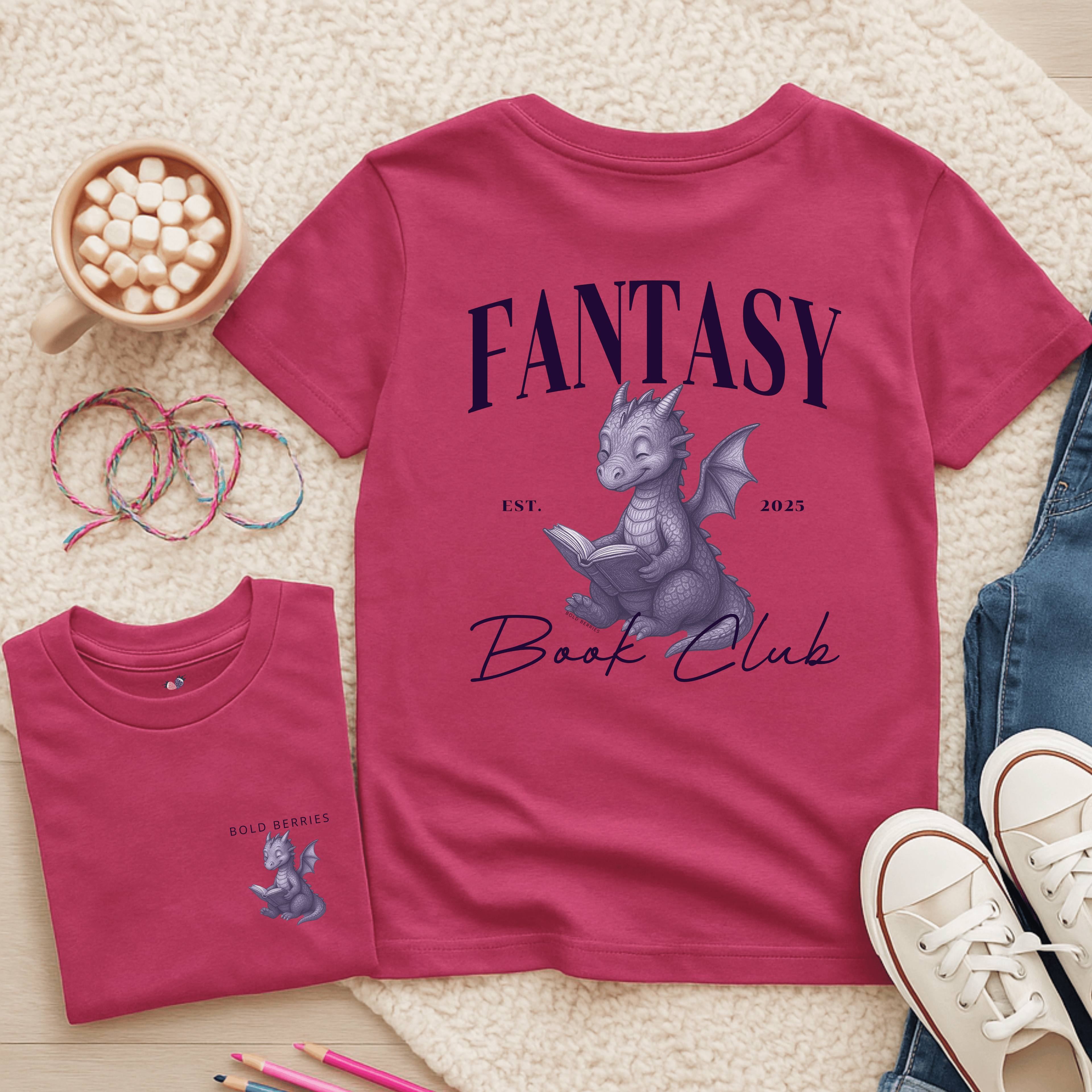 Fantasy Book Club - Kids T-shirt