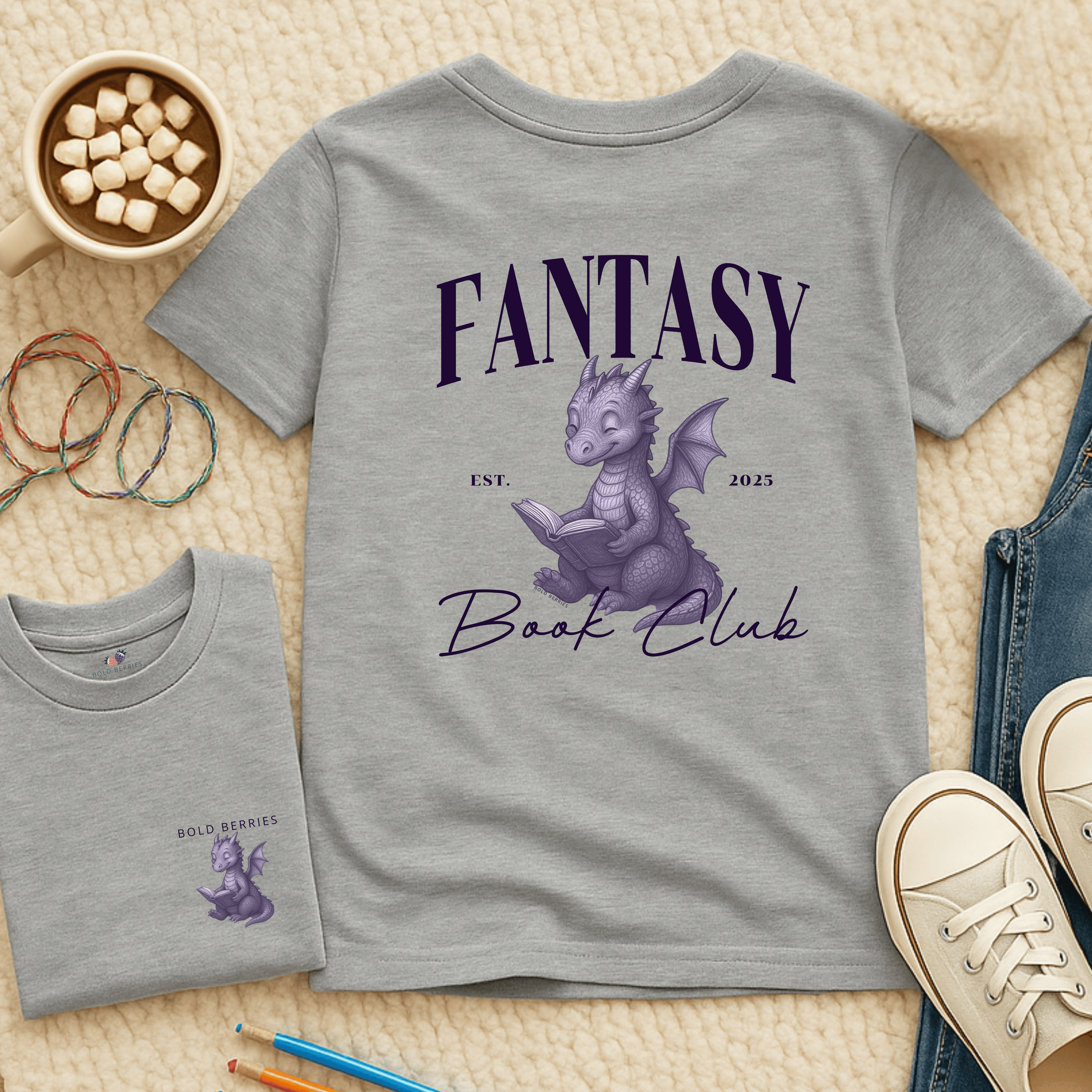 Fantasy Book Club - Kids T-shirt