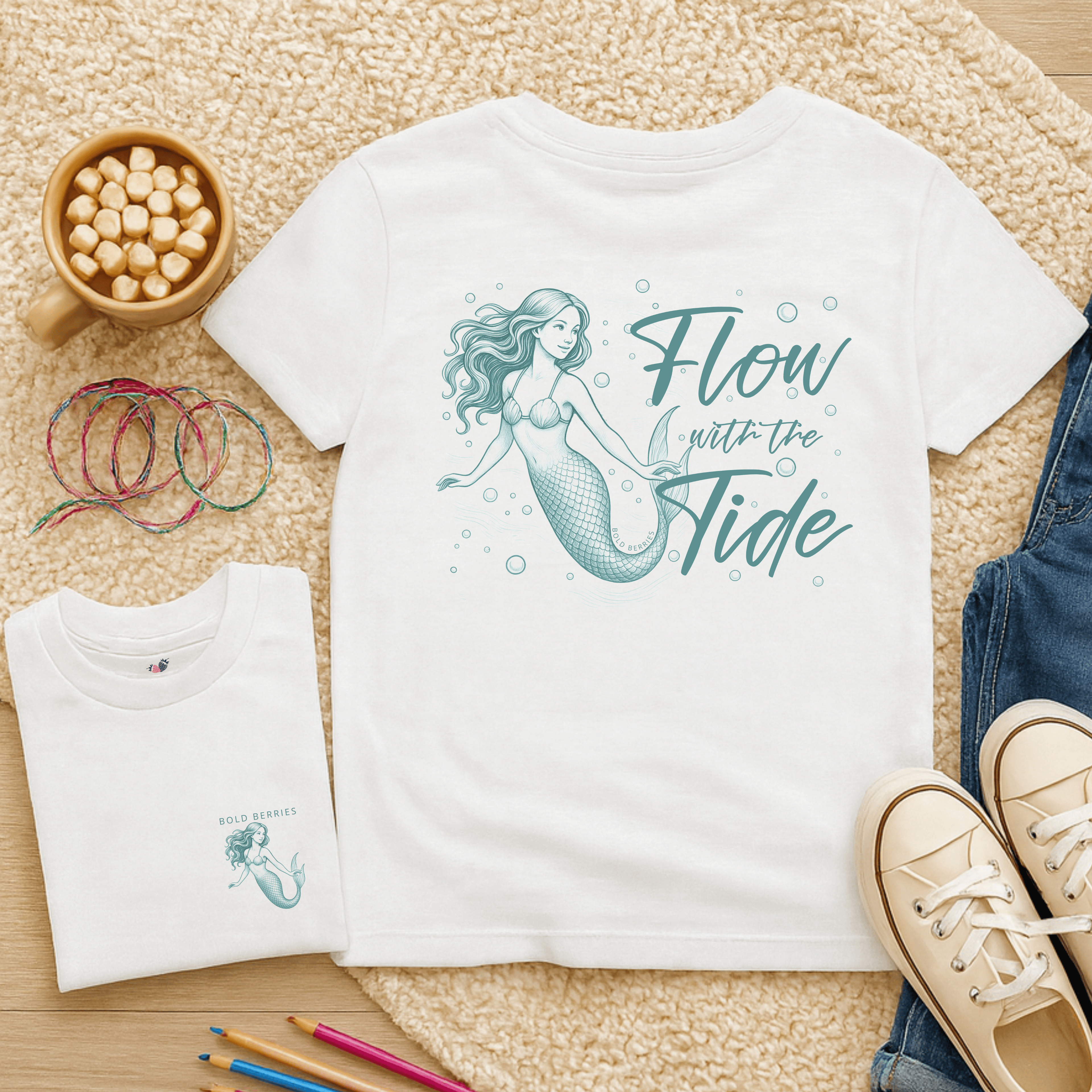 Flow with the Tide - Kids T-shirt