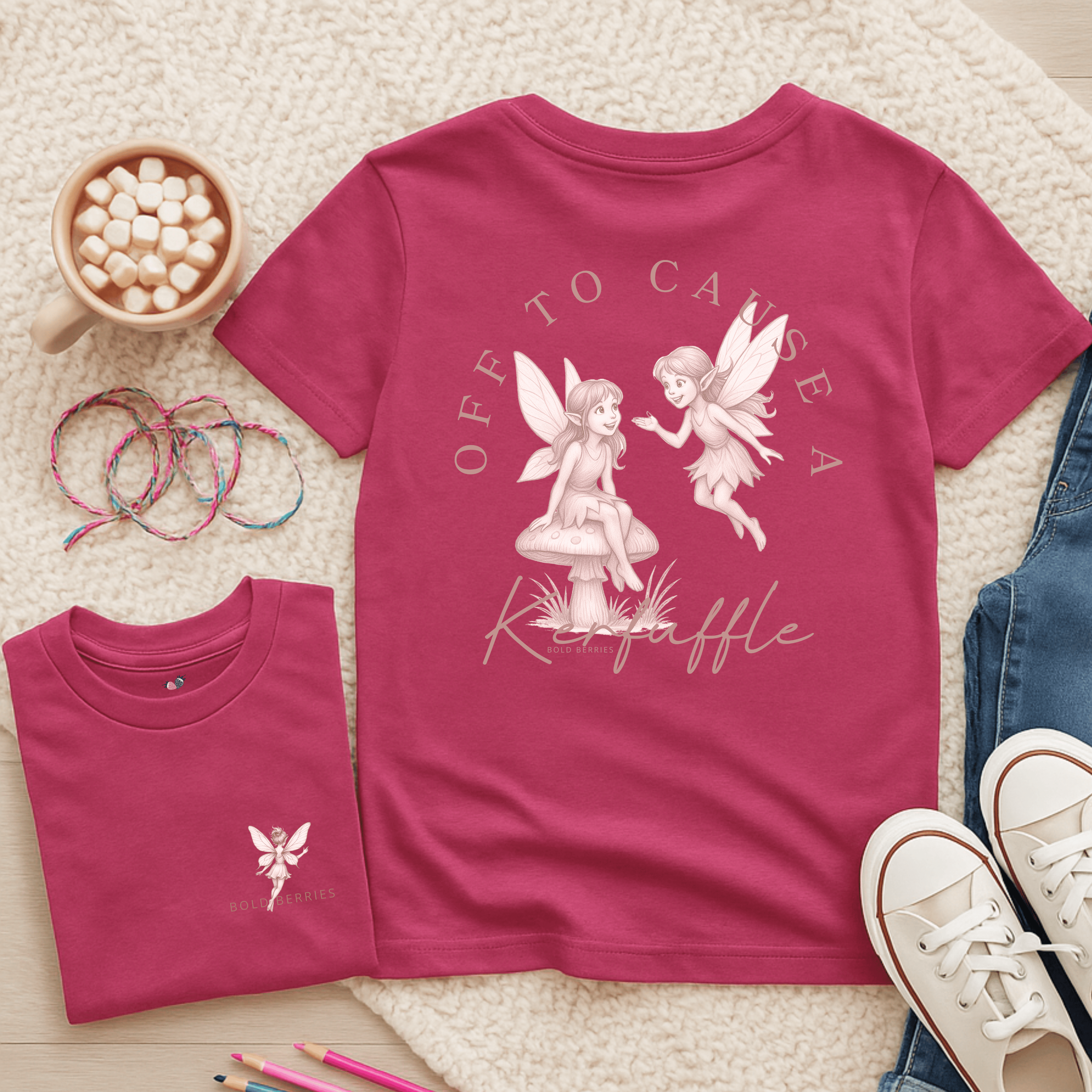 Off to Cause A Kurfuffle - Kids T-shirt