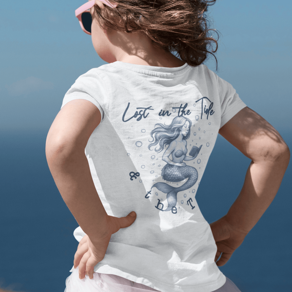 Lost in the Tide & the Text - Kids T-shirt