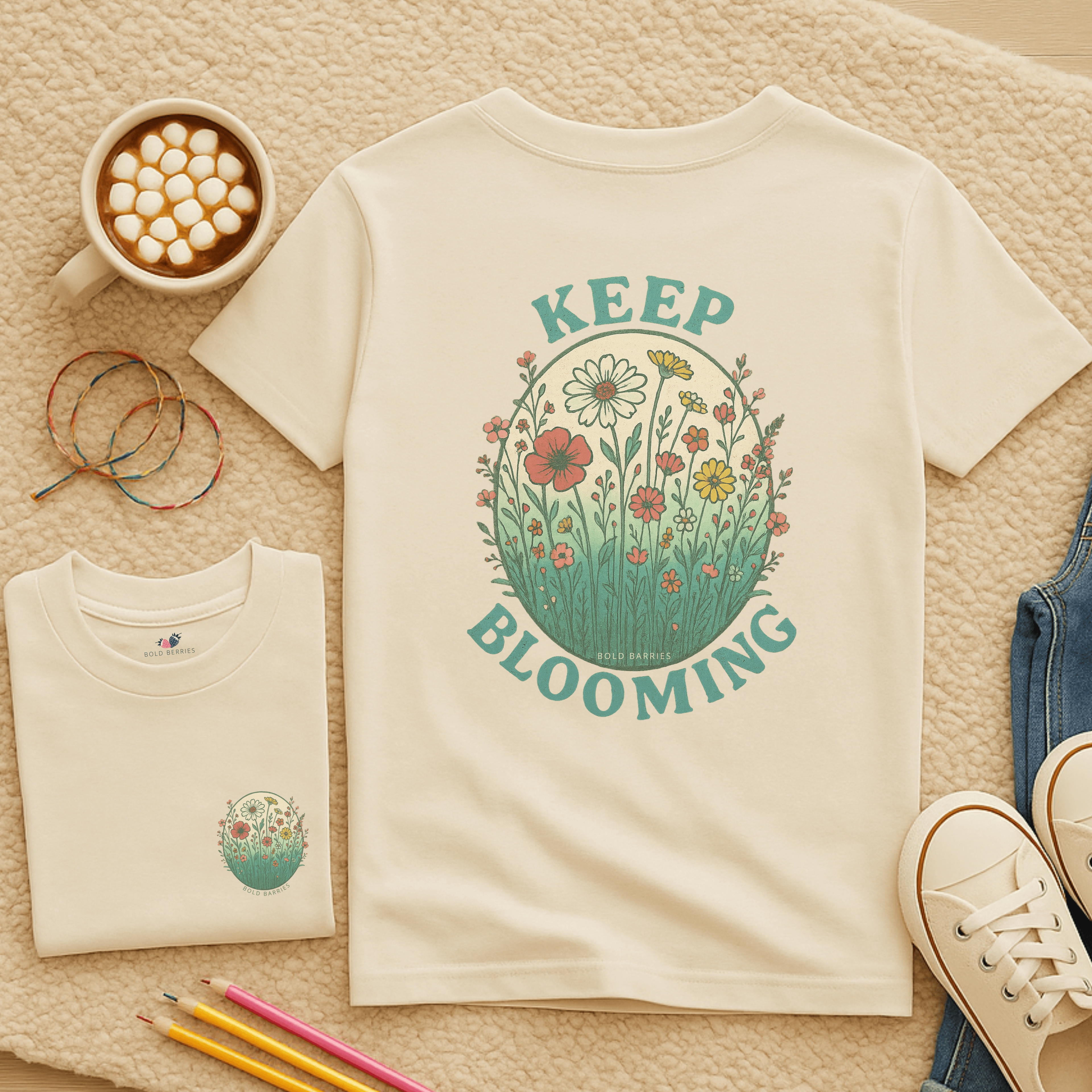Keep Blooming - Kids T-shirt