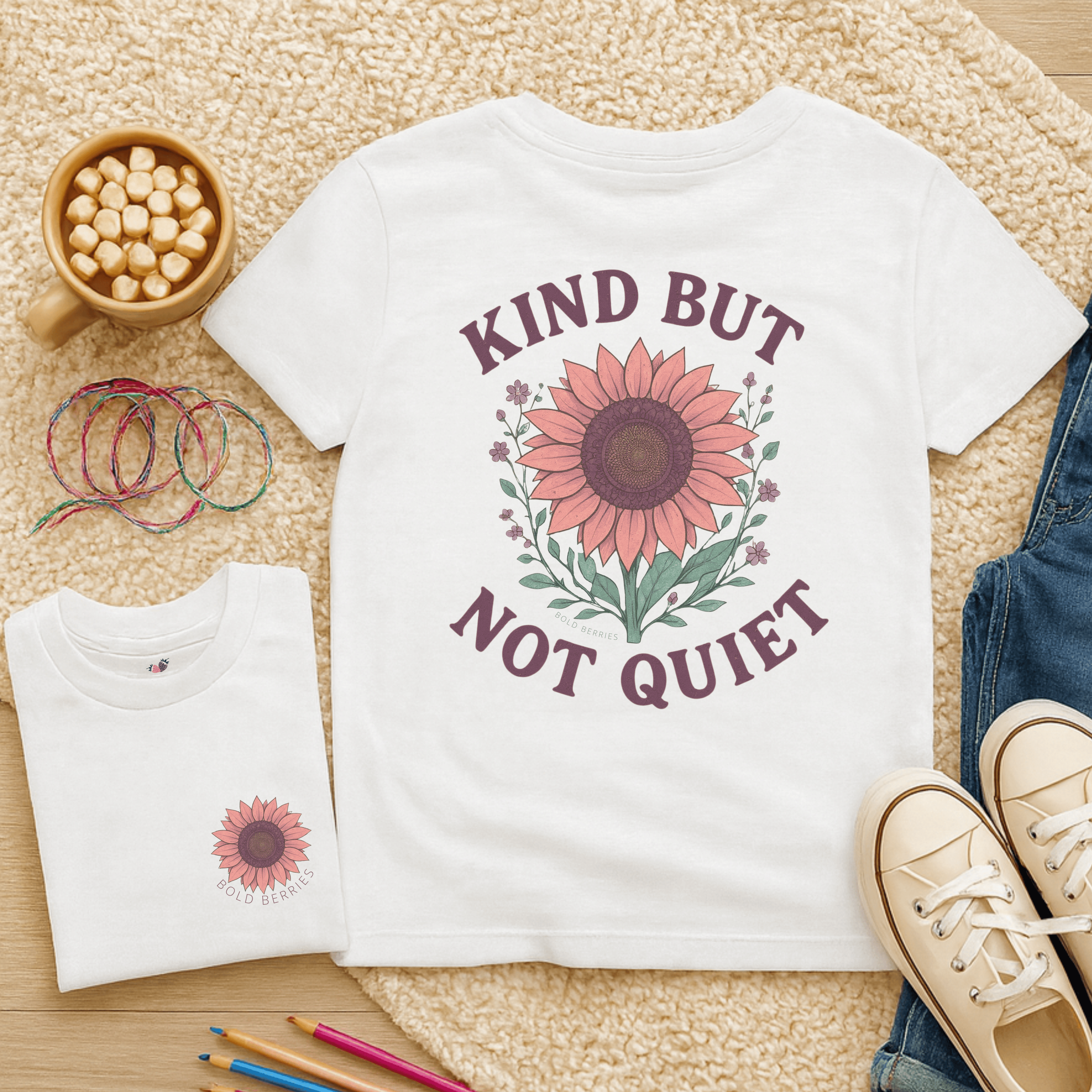 Kind but Not Quiet - Kids T-shirt