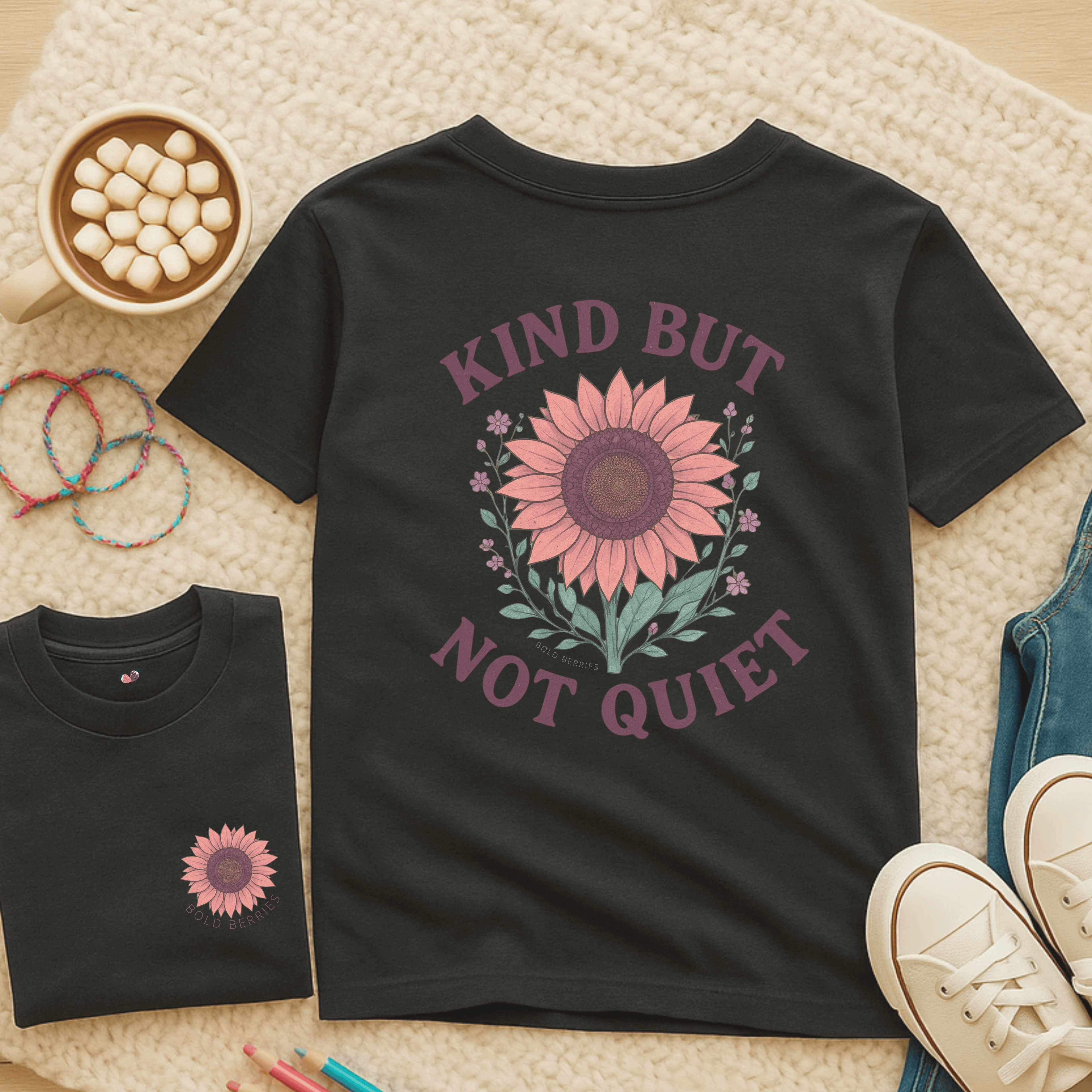 Kind but Not Quiet - Kids T-shirt