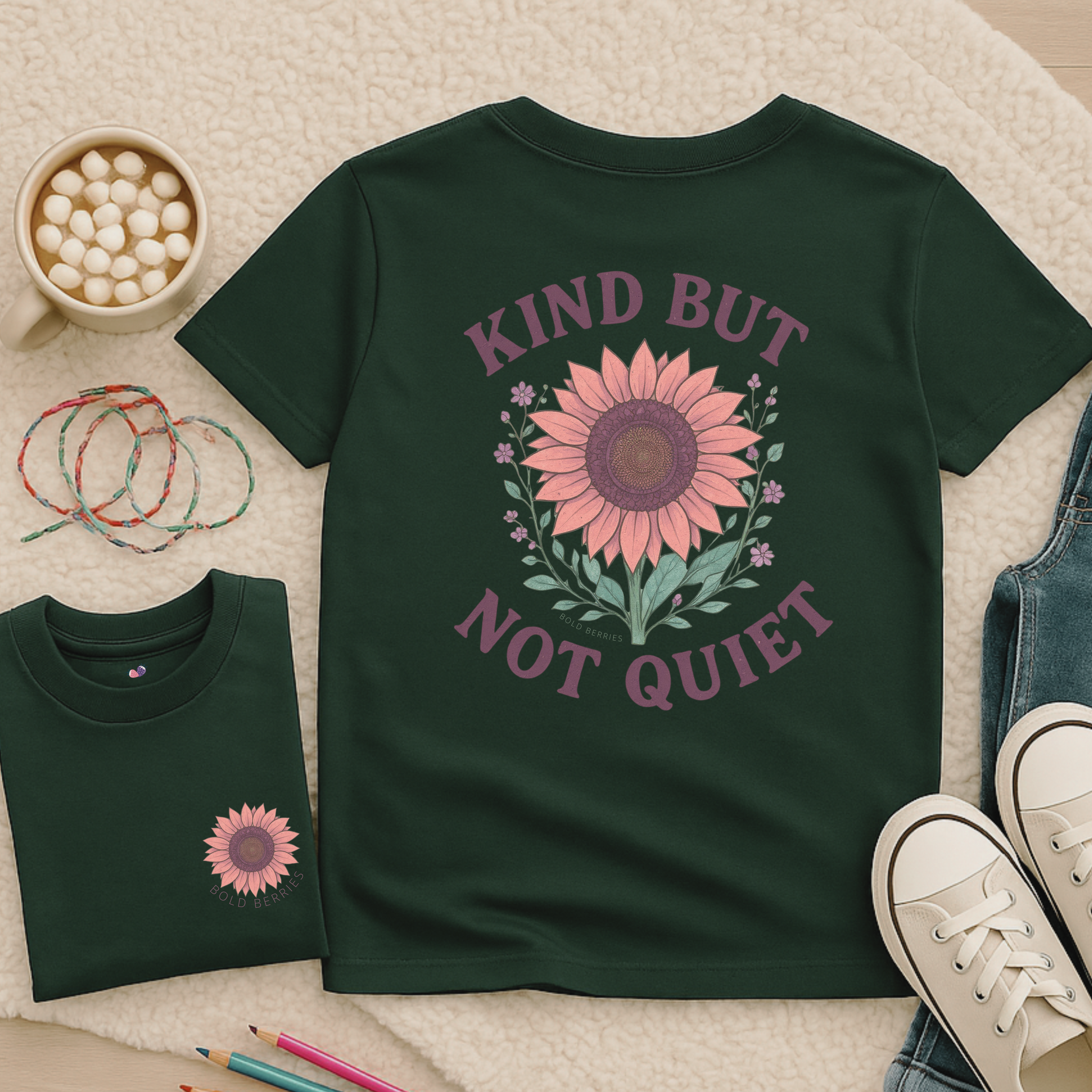 Kind but Not Quiet - Kids T-shirt